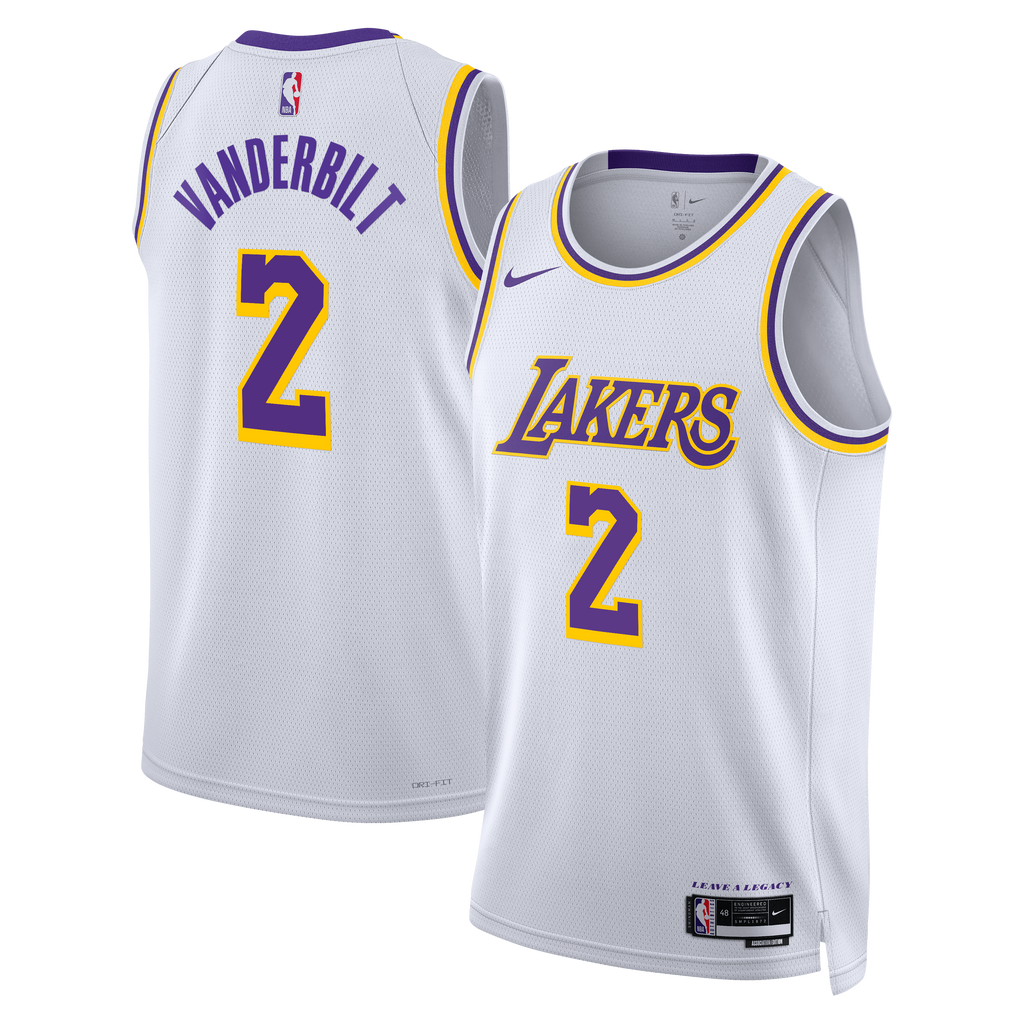 Jarred Vanderbilt Los Angeles Lakers Association Edition Swingman Jersey - White - Unisex