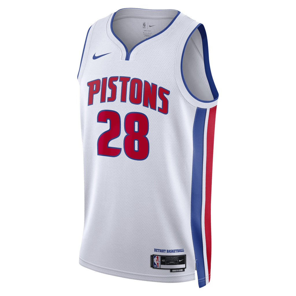 Isaiah Stewart Detroit Pistons Association Edition Swingman Jersey - White - Unisex