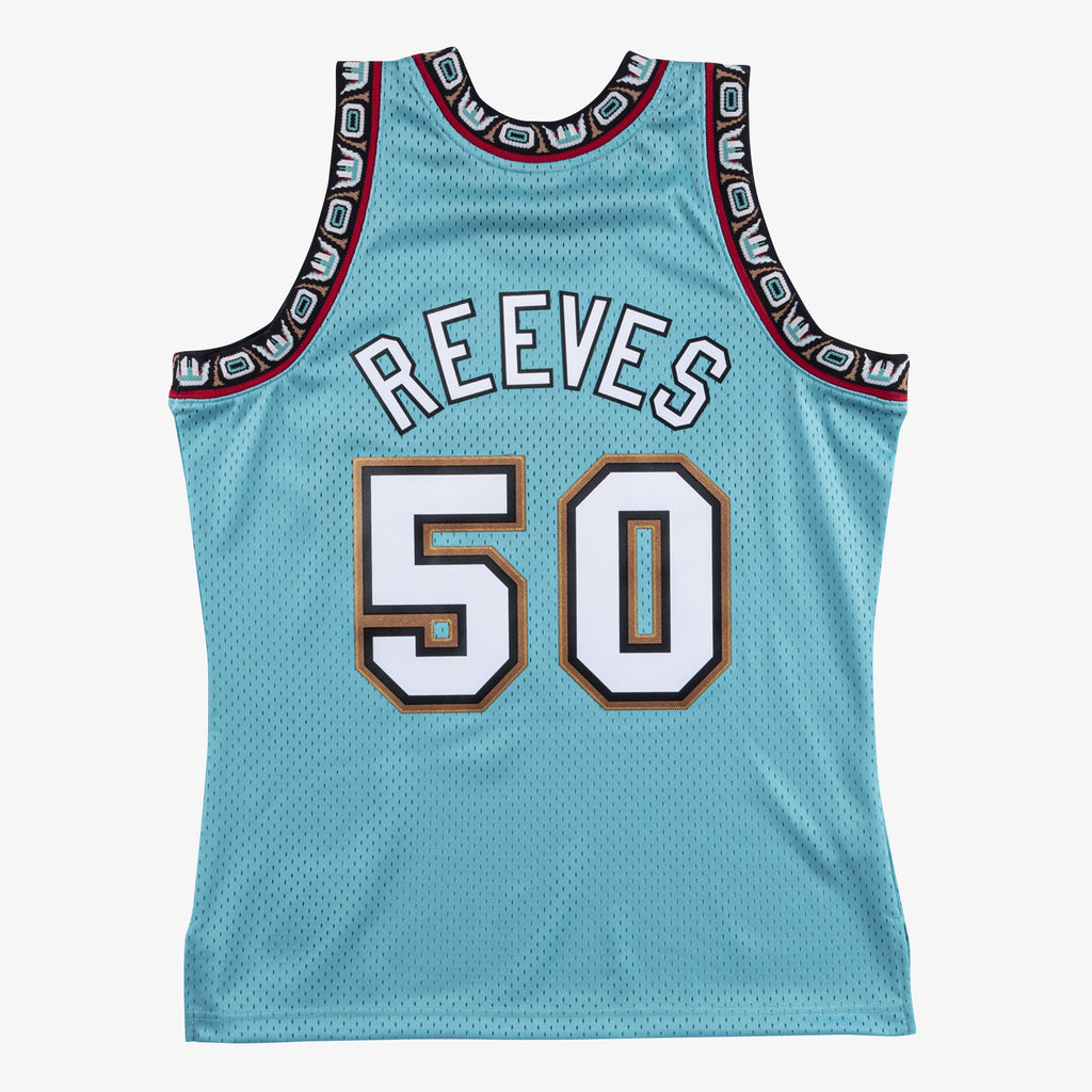Bryant Reeves Vancouver Grizzlies 1995 Authentic Swingman Jersey - Teal