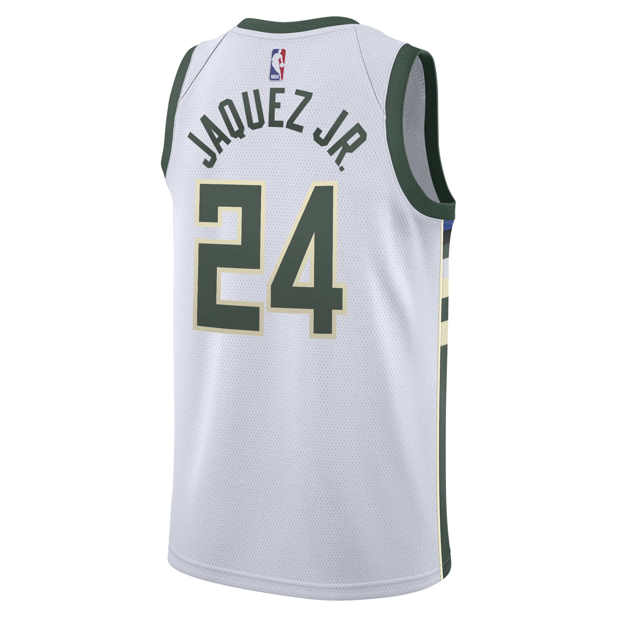 Jaime Jaquez Jr. Milwaukee Bucks Association Edition Swingman Jersey - White - Youth
