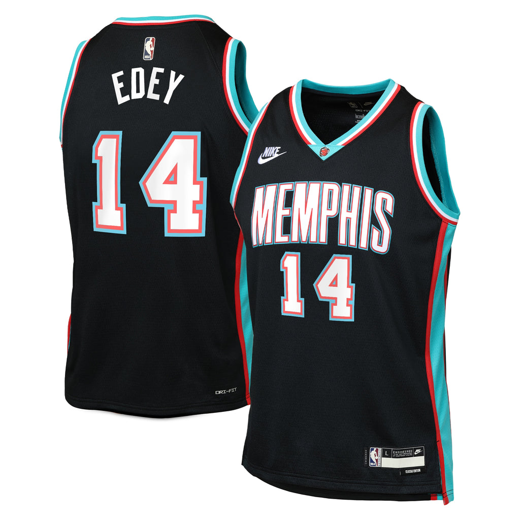 Zach Edey Memphis Grizzlies Classic Edition Jersey - Black - Youth
