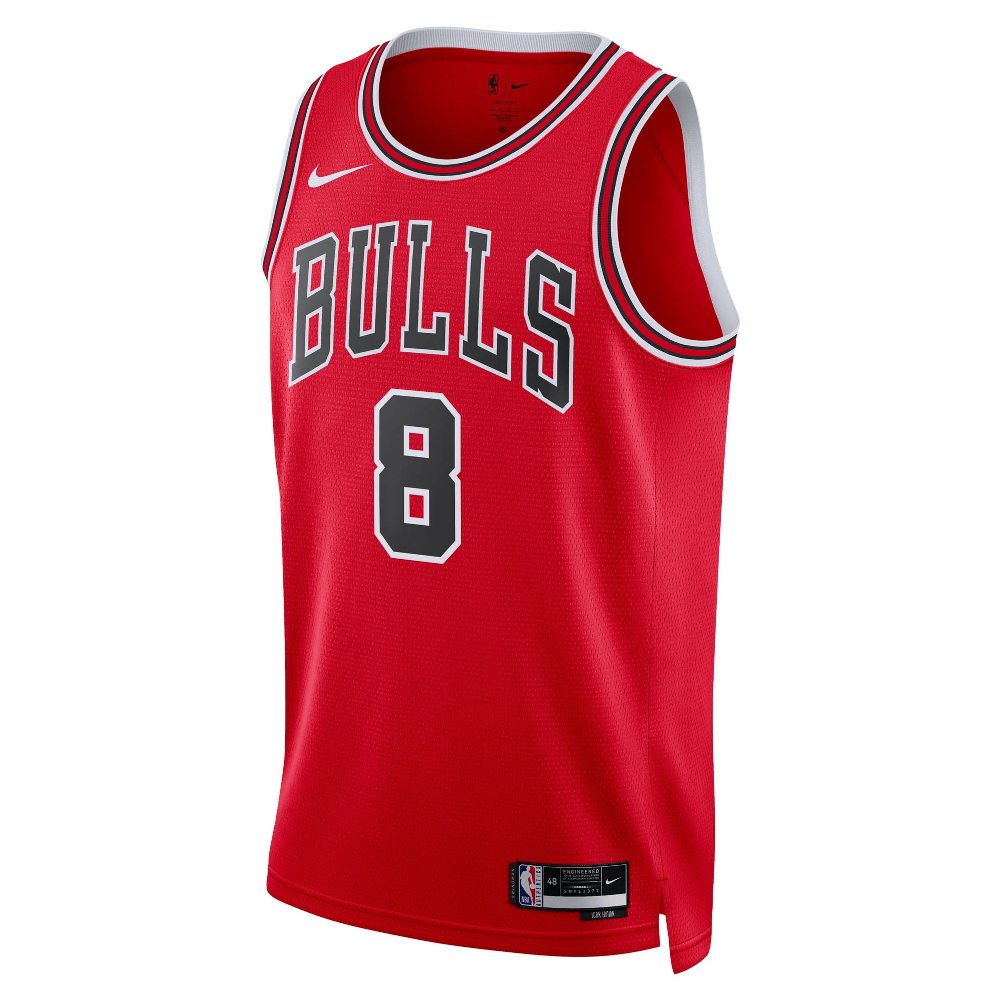 Yuki Kawamura Chicago Bulls Icon Edition Swingman Jersey - Red - Unisex