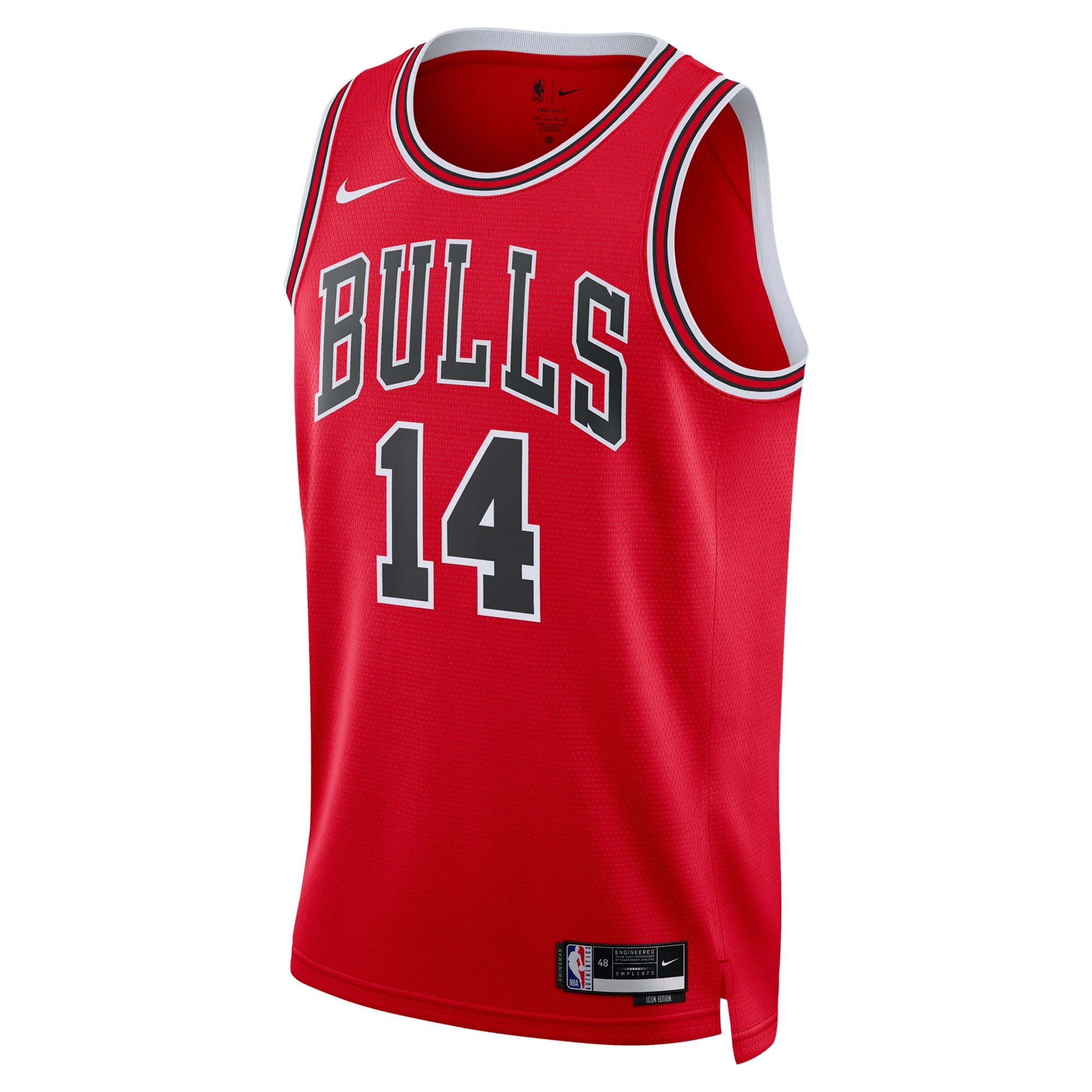 Matas Buzelis Chicago Bulls Swingman Icon Jersey - Red - Unisex