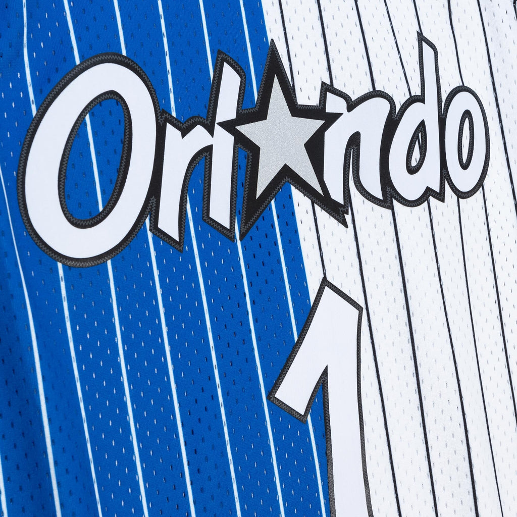 Anfernee Hardaway Orlando Magic 1994 Split Swingman Jersey - Blue/White