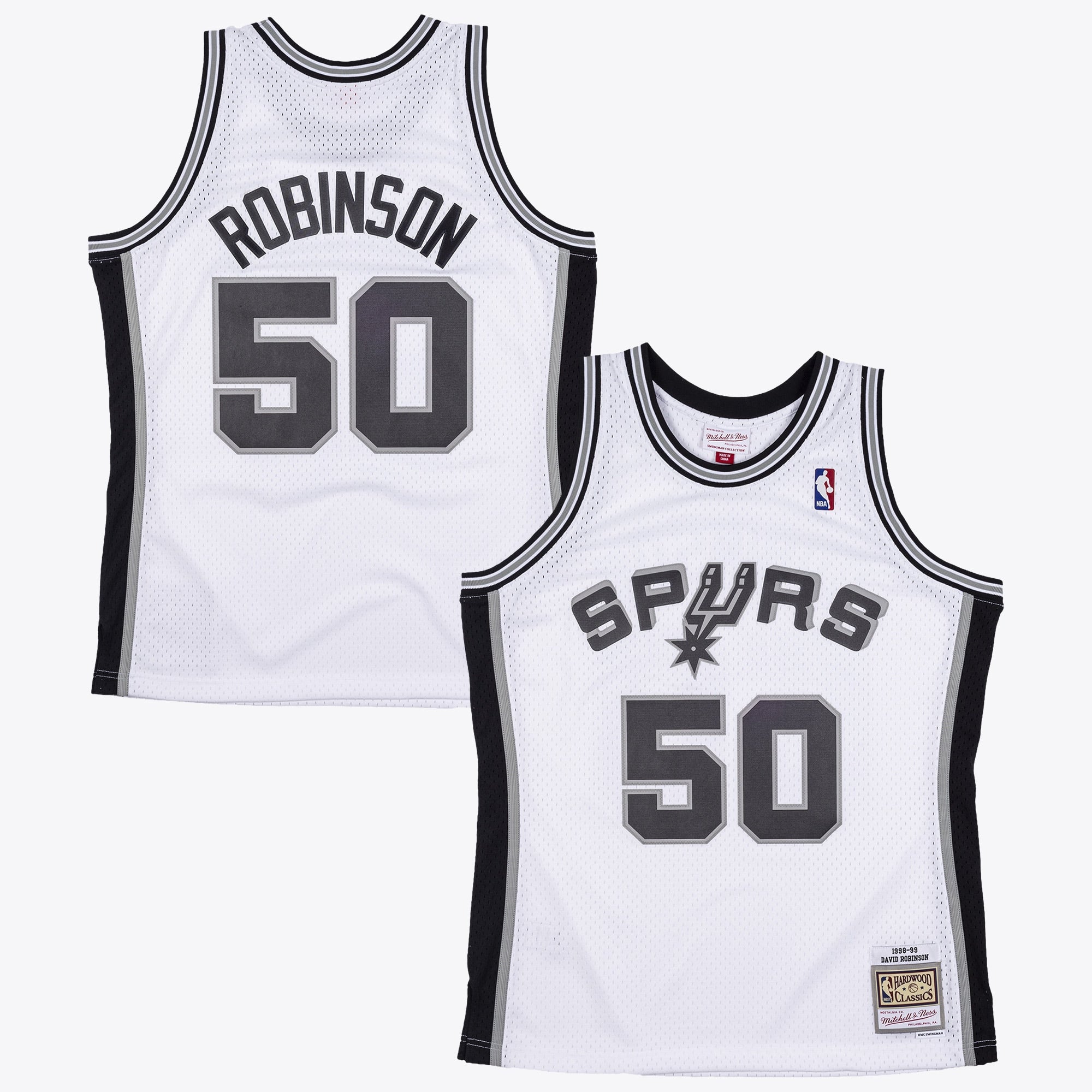 David Robinson San Antonio Spurs 1998 Authentic Swingman Jersey - White