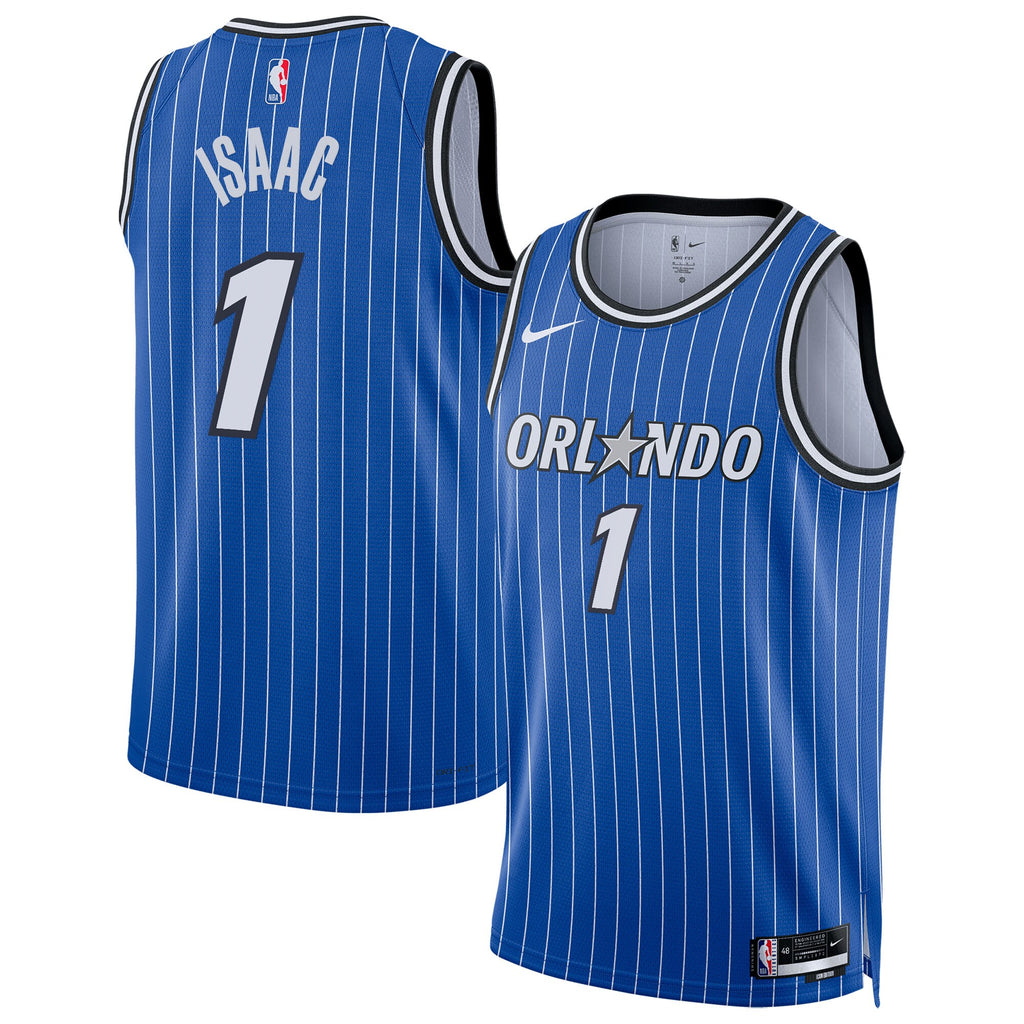 Jonathan Isaac Orlando Magic Icon Edition Replica Swingman Jersey - Blue - Unisex