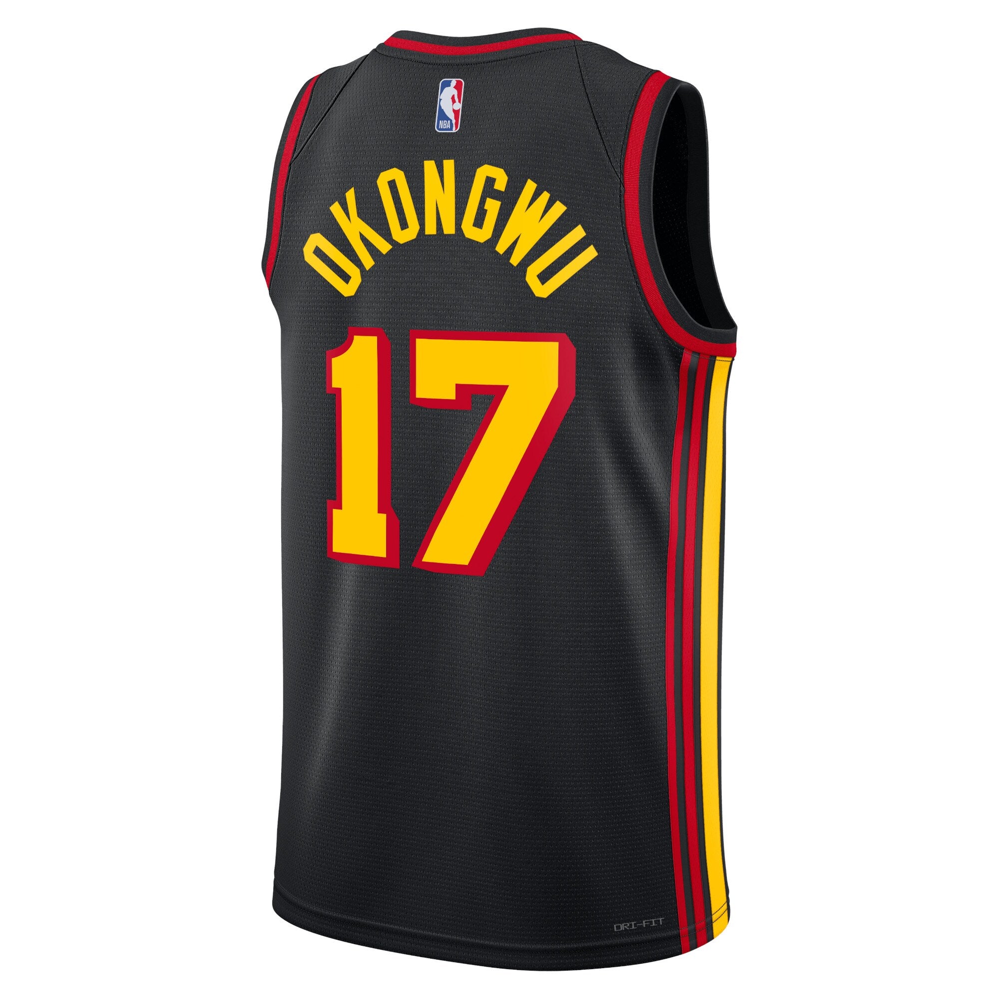 Onyeka Okongwu Atlanta Hawks Statement Edition Swingman Jersey - Black - Unisex