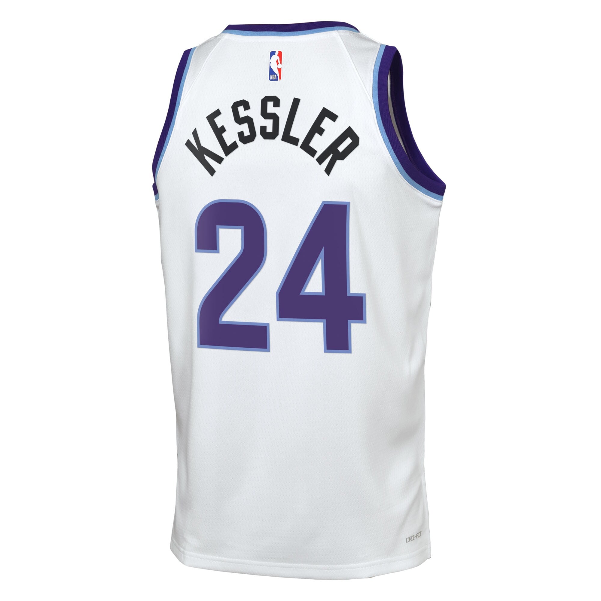 Walker Kessler Utah Jazz Association Edition Replica Swingman Jersey - White - Youth