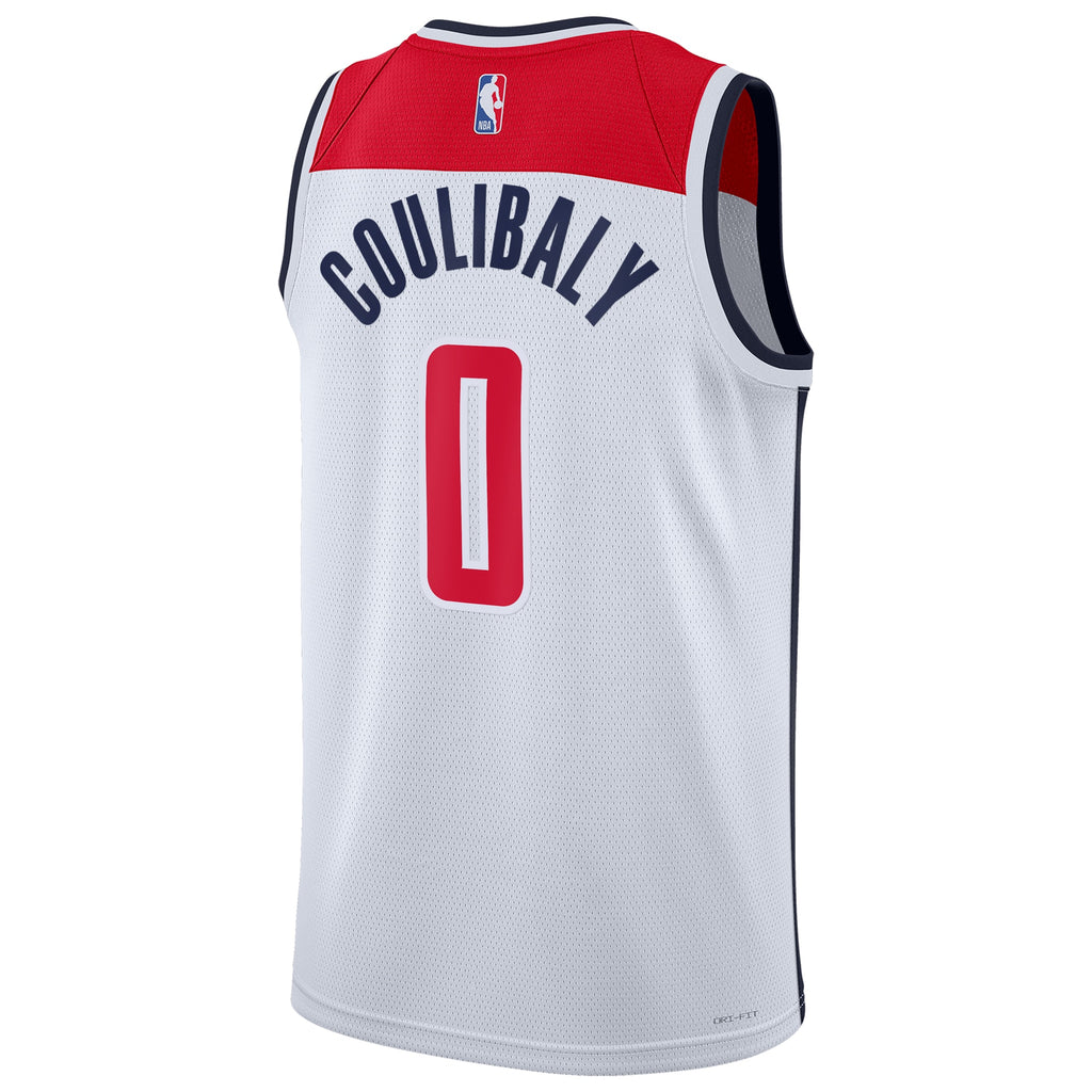 Bilal Coulibaly Washington Wizards Association Edition Swingman Jersey - White - Unisex