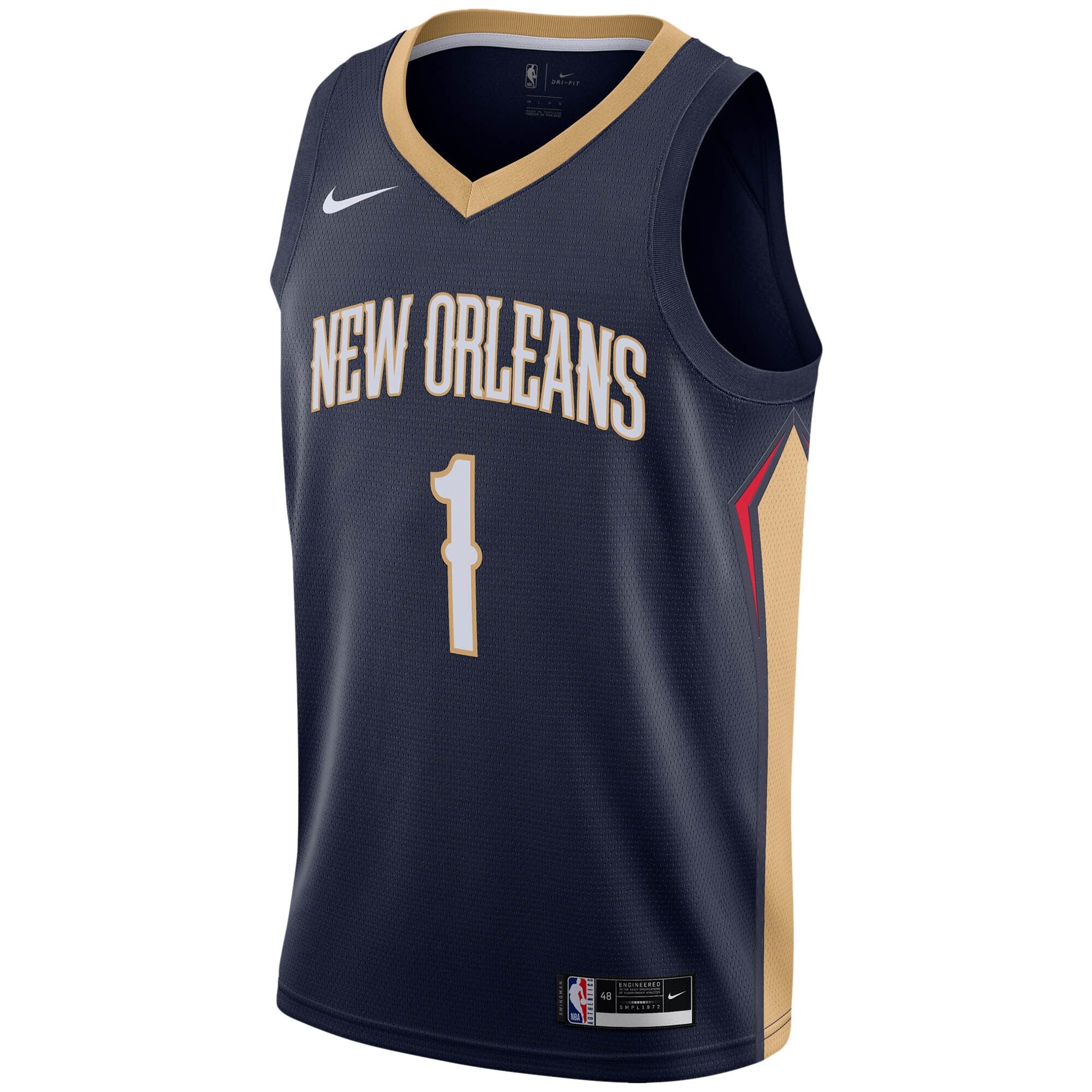 Zion Williamson New Orleans Pelicans Swingman Icon Jersey - Mens