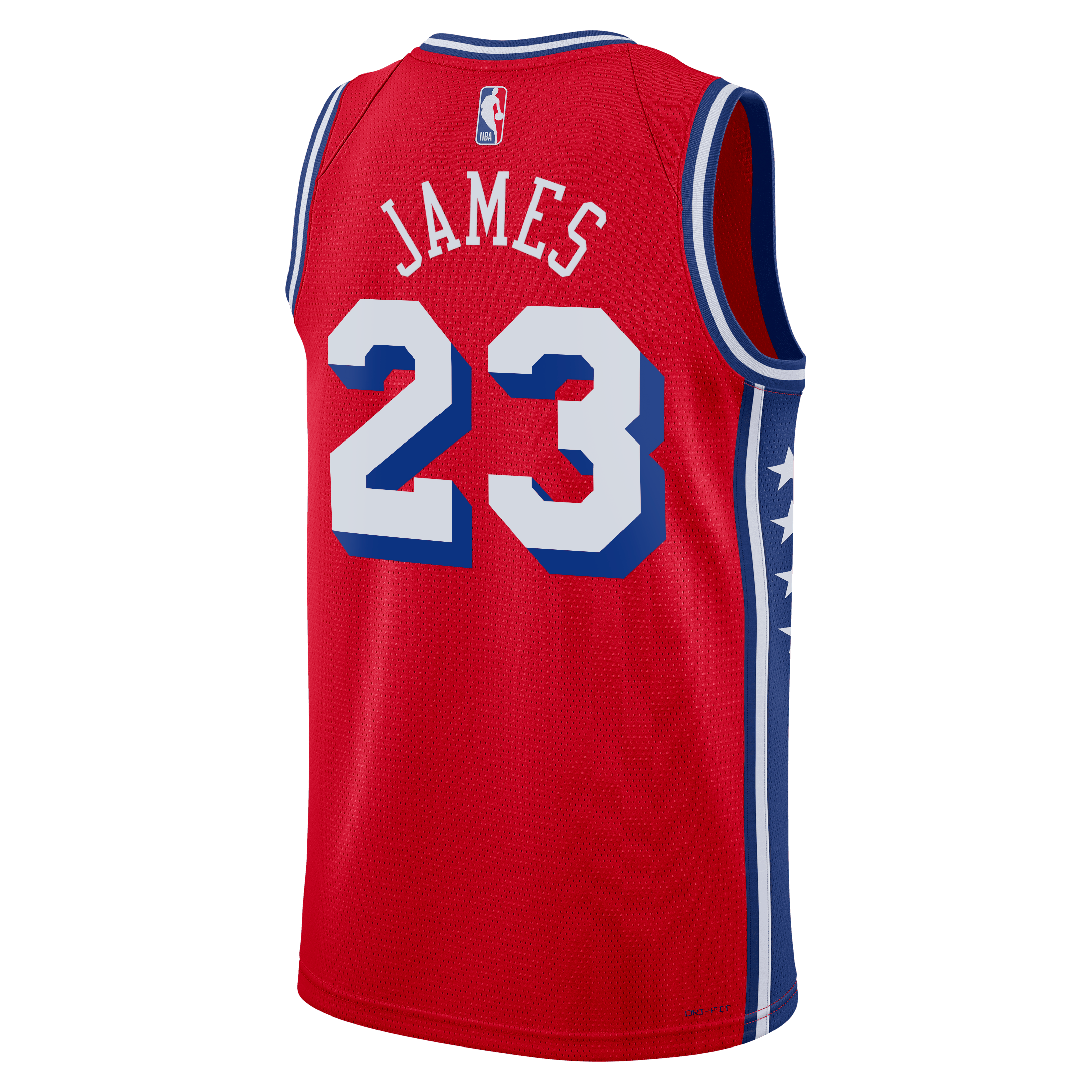 LeBron James Philadelphia 76ers Statement Edition Swingman Jersey - Red - Unisex