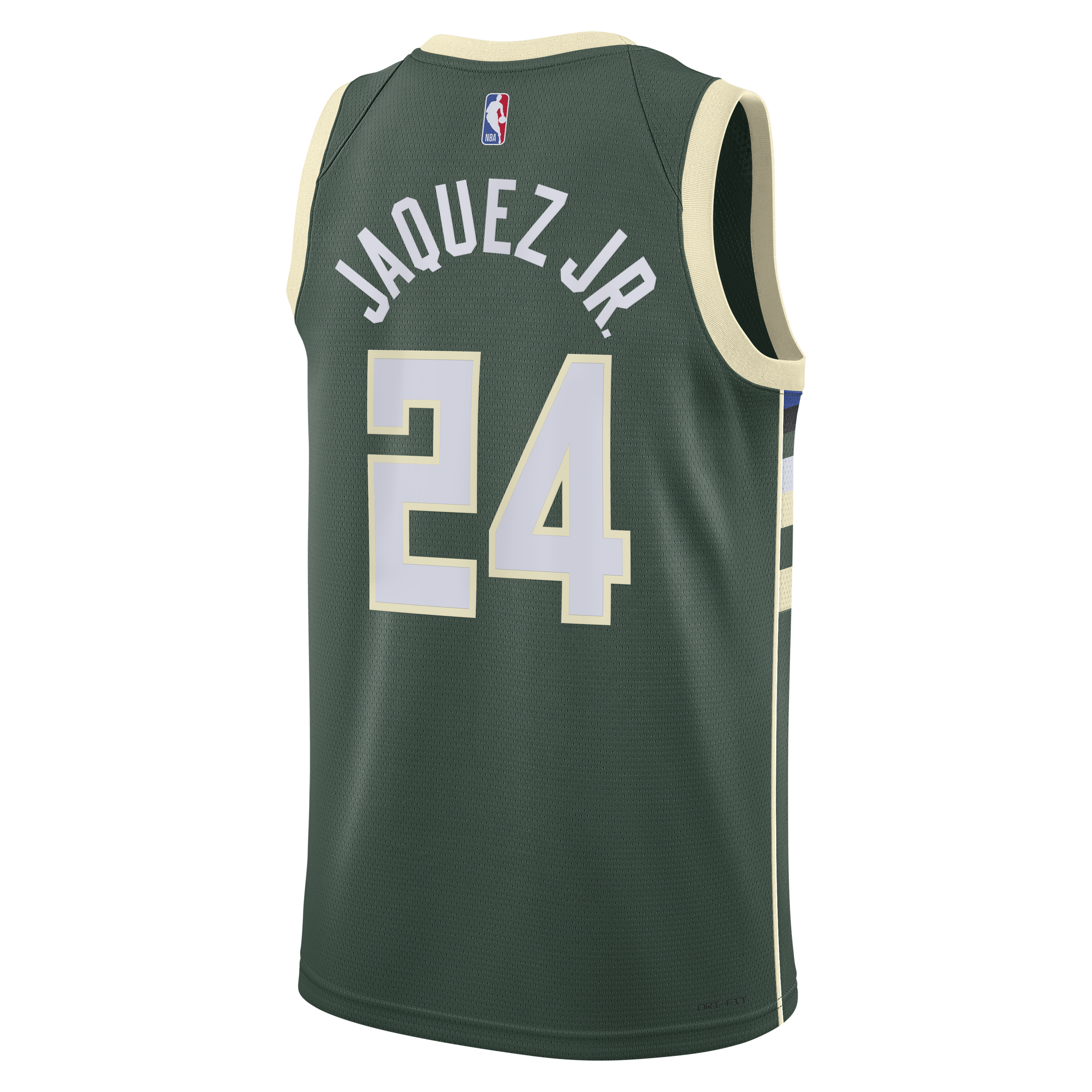 Jaime Jaquez Jr. Milwaukee Bucks Icon Edition Swingman Jersey - Hunter Green - Unisex