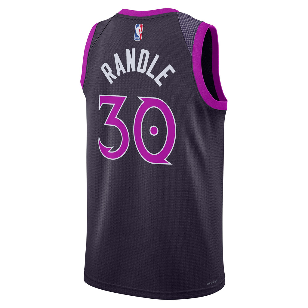 Julius Randle Minnesota Timberwolves 2025/26 City Edition Swingman Jersey - Black - Unisex