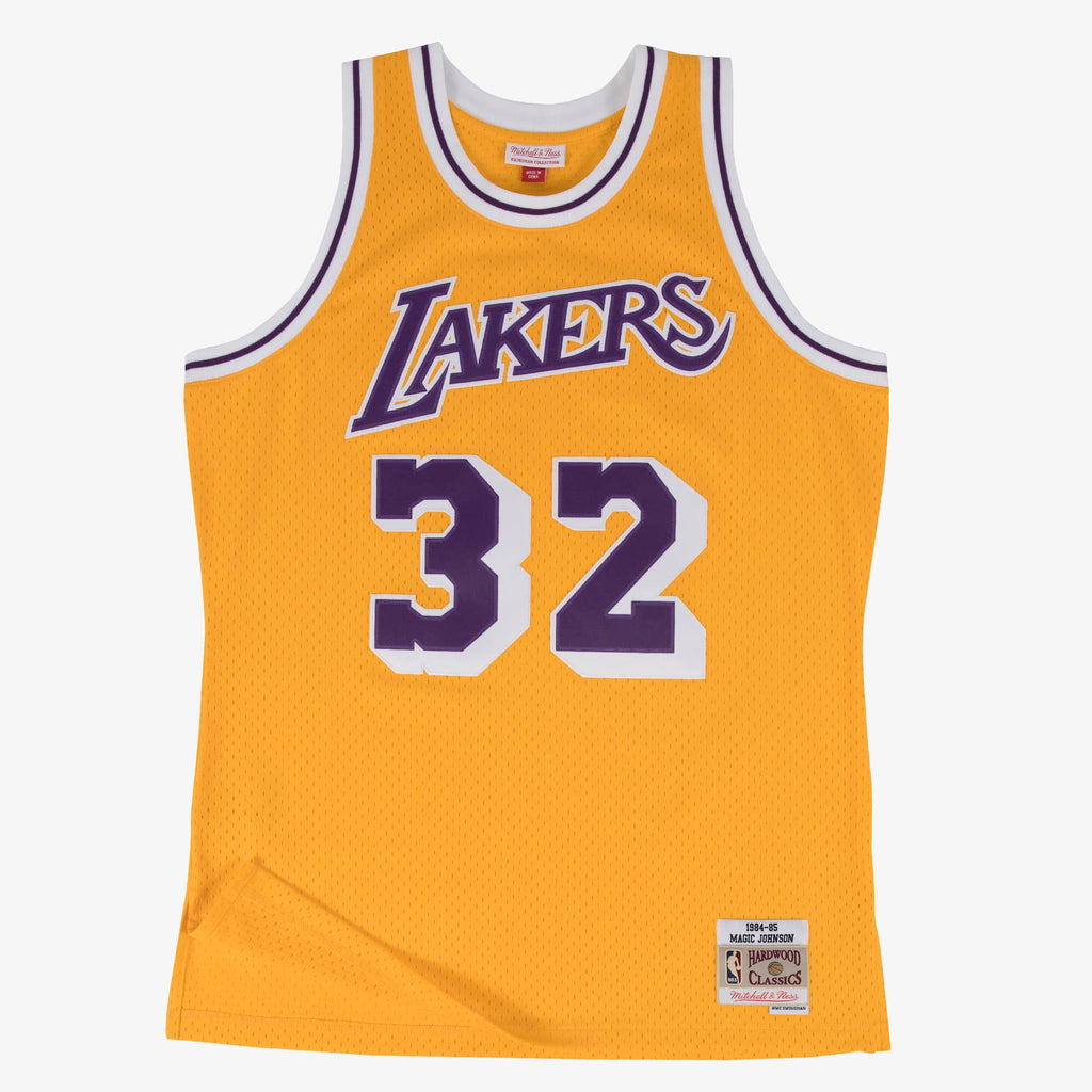 Magic Johnson Los Angeles Lakers 1984 Swingman Jersey
