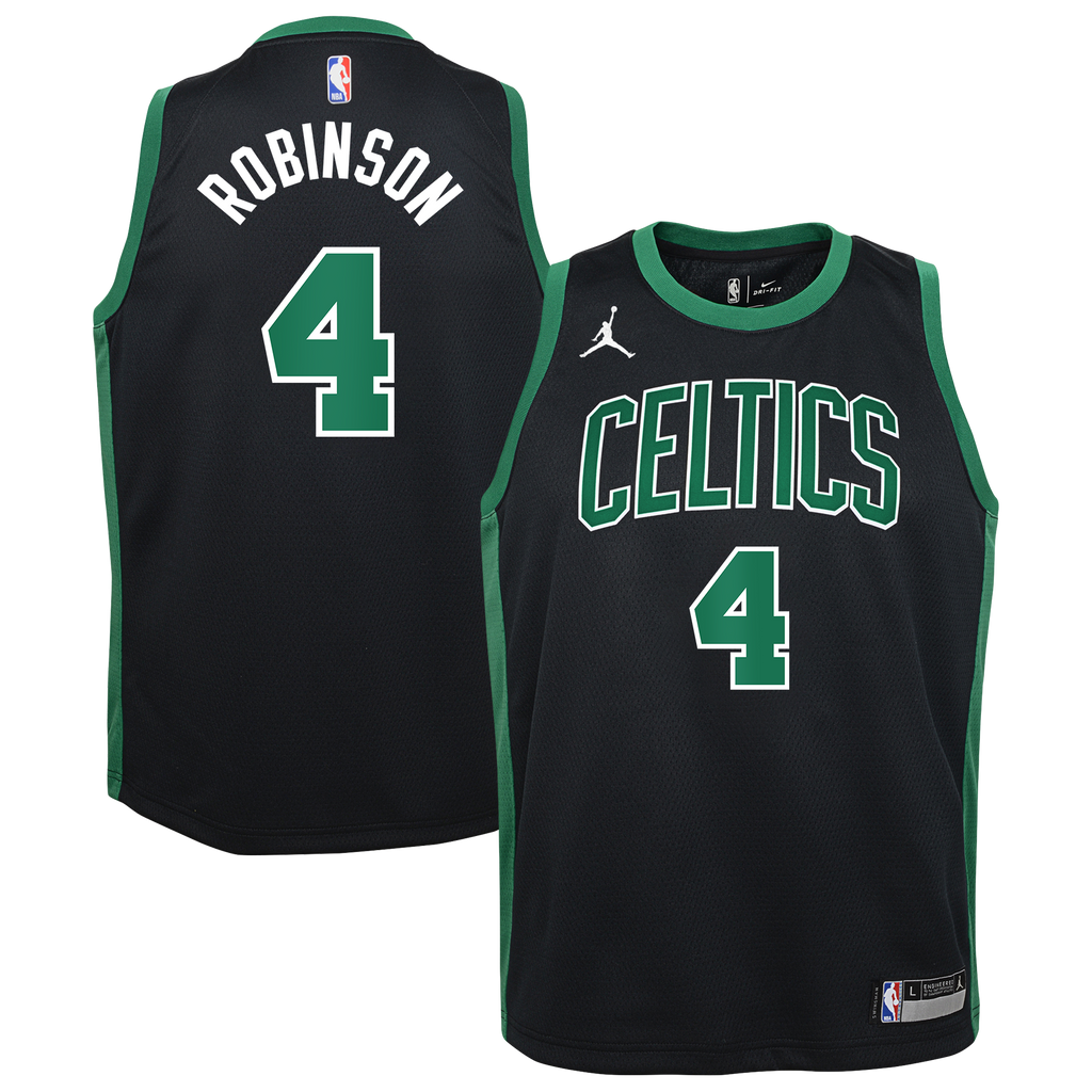Mitchell Robinson Boston Celtics Statement Edition Swingman Jersey - Black - Youth
