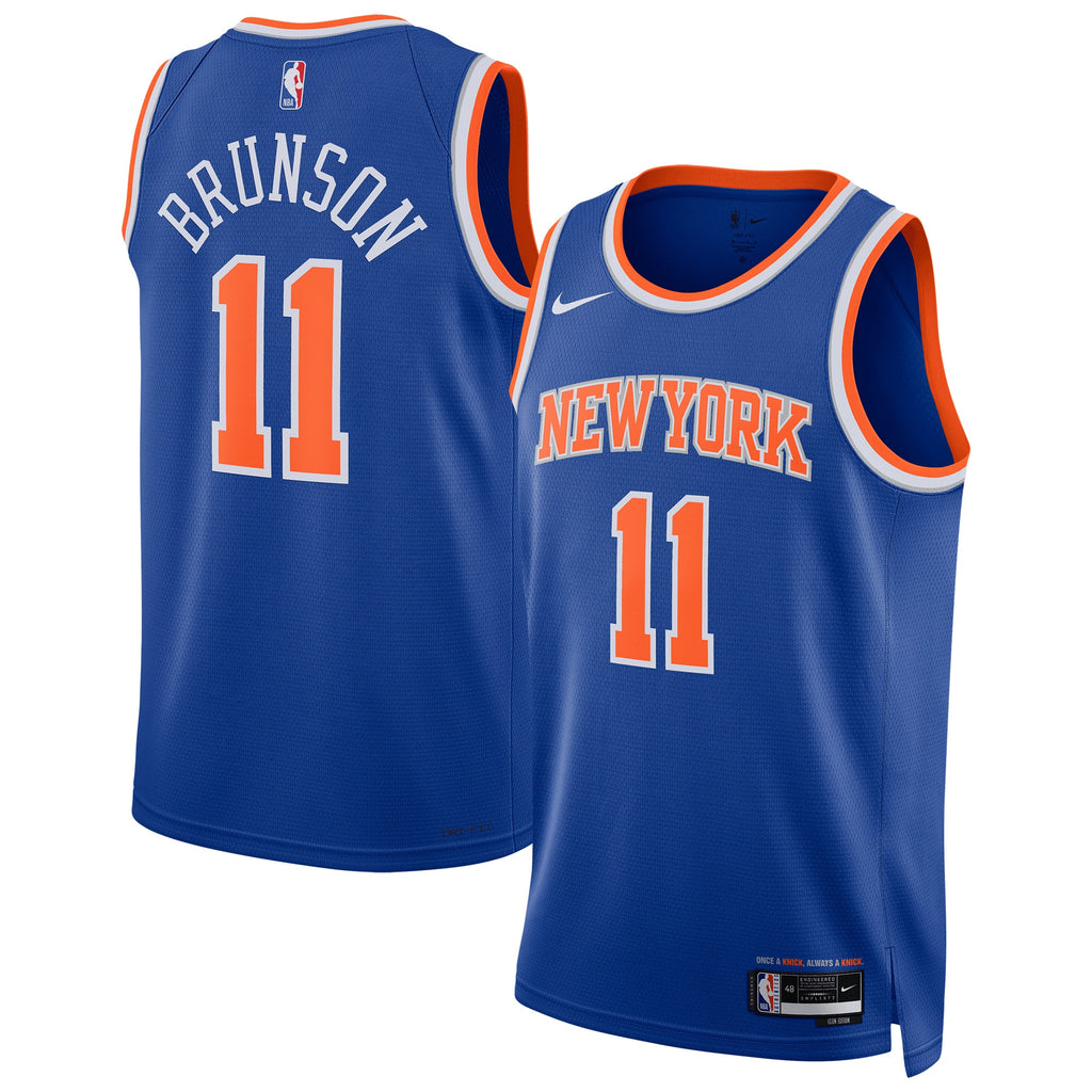 Jalen Brunson New York Knicks Replica Swingman Icon Jersey - Unisex