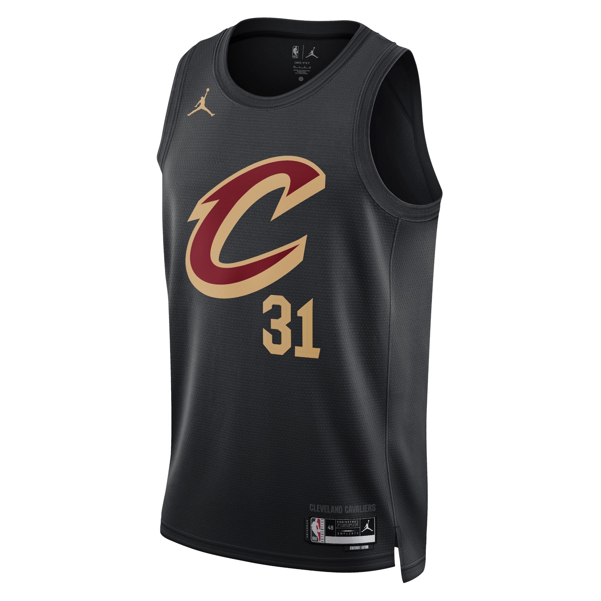 Jarrett Allen Cleveland Cavaliers Statement Edition Swingman Jersey - Black - Unisex