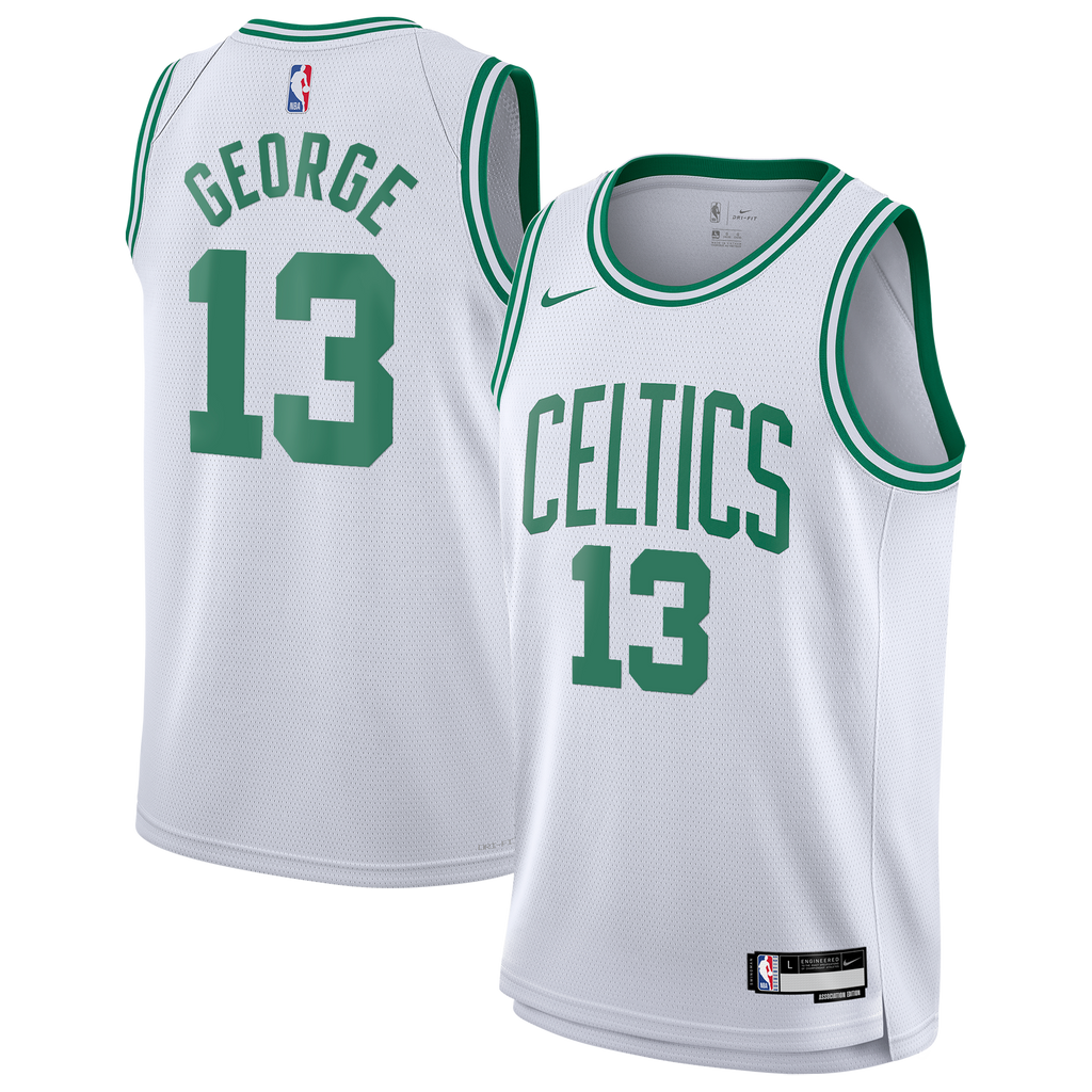 Paul George Boston Celtics Association Edition Swingman Jersey - White - Youth