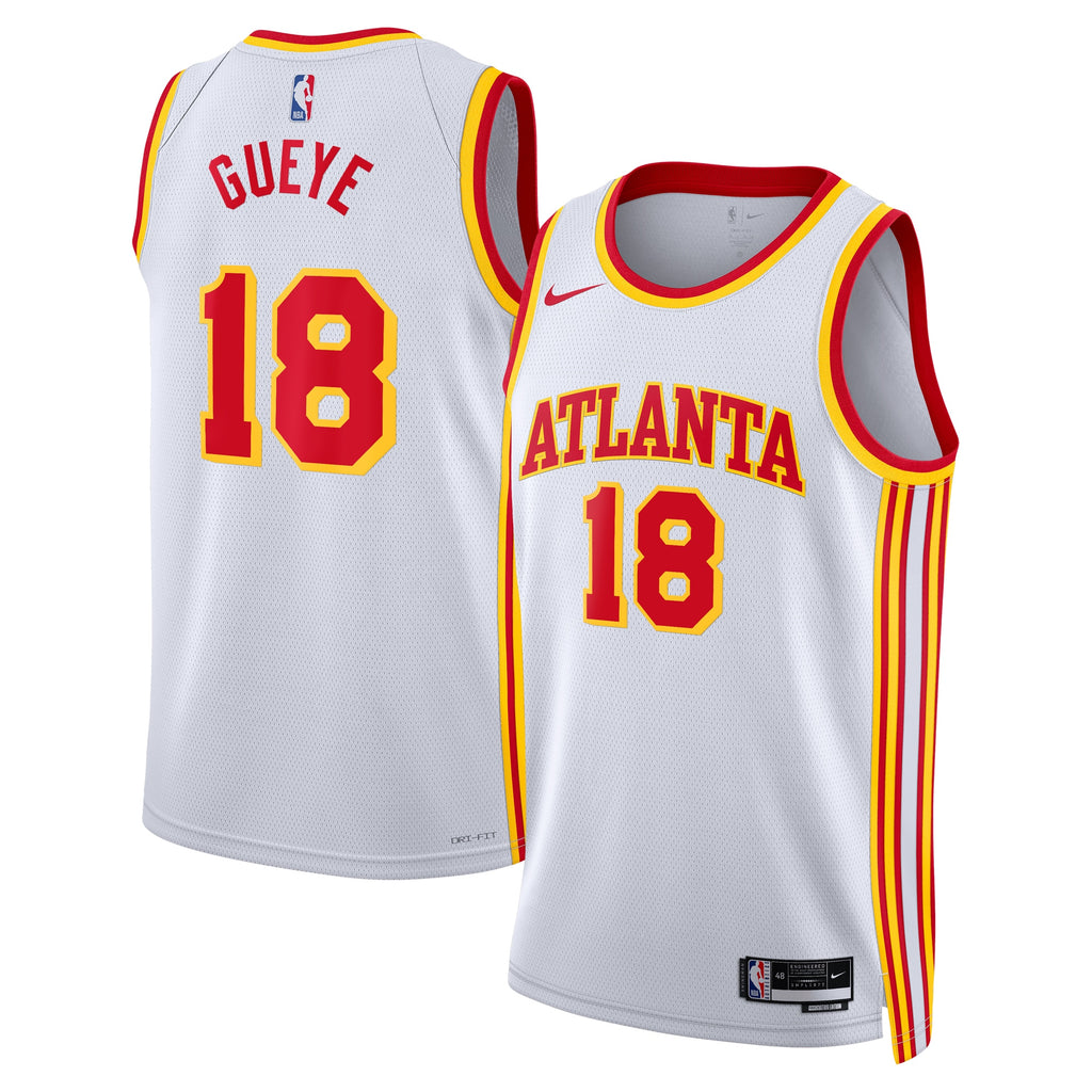 Mouhamed Gueye Atlanta Hawks Association Edition Swingman Jersey - White - Unisex