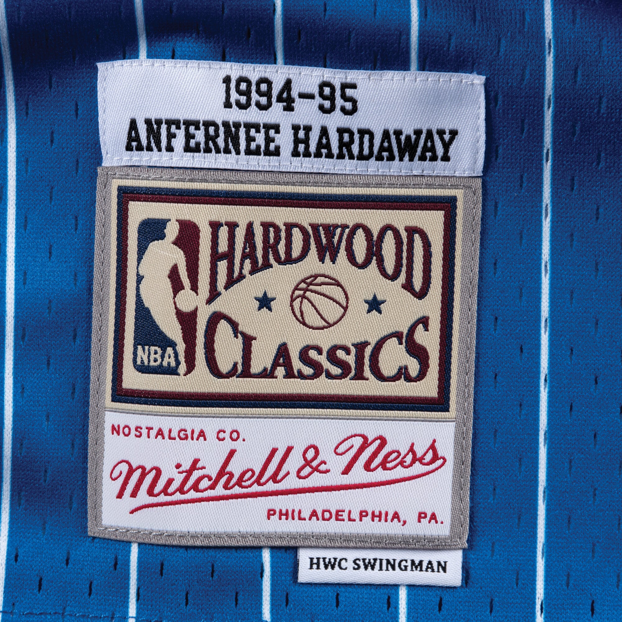Anfernee Hardaway Orlando Magic 1994-95 Swingman Road Jersey
