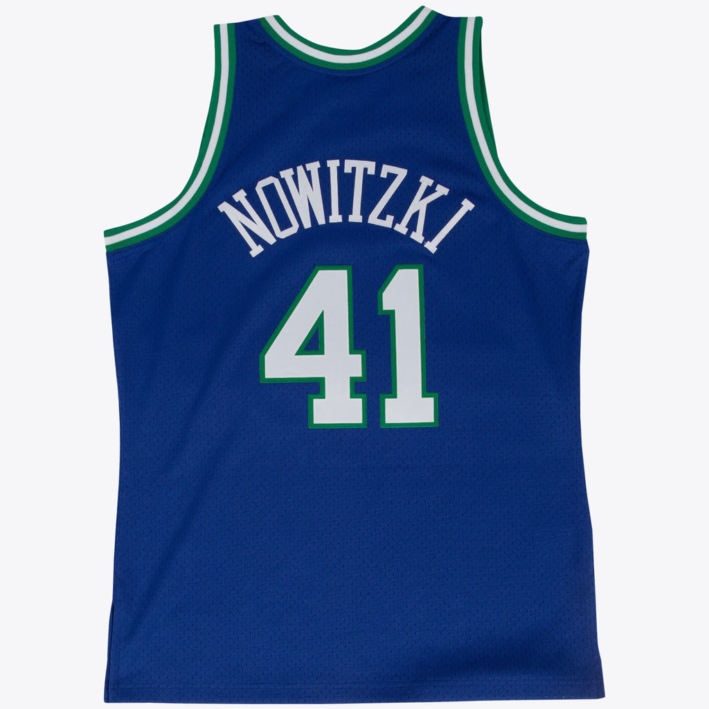 Dirk Nowitzki Dallas Mavericks 1998-99 Swingman Road Jersey