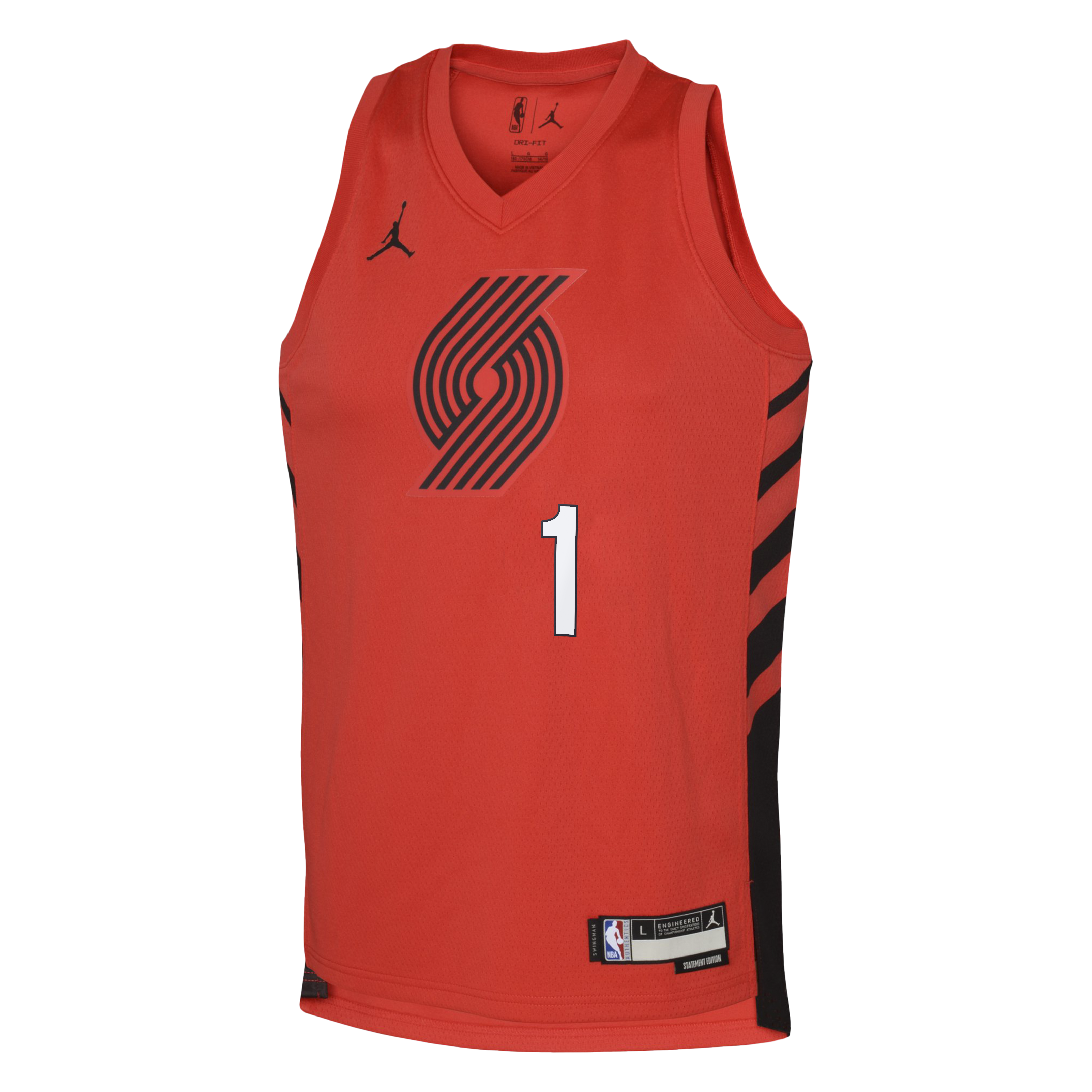 Ja Morant Portland Trail Blazers Statement Edition Swingman Jersey - Red - Youth