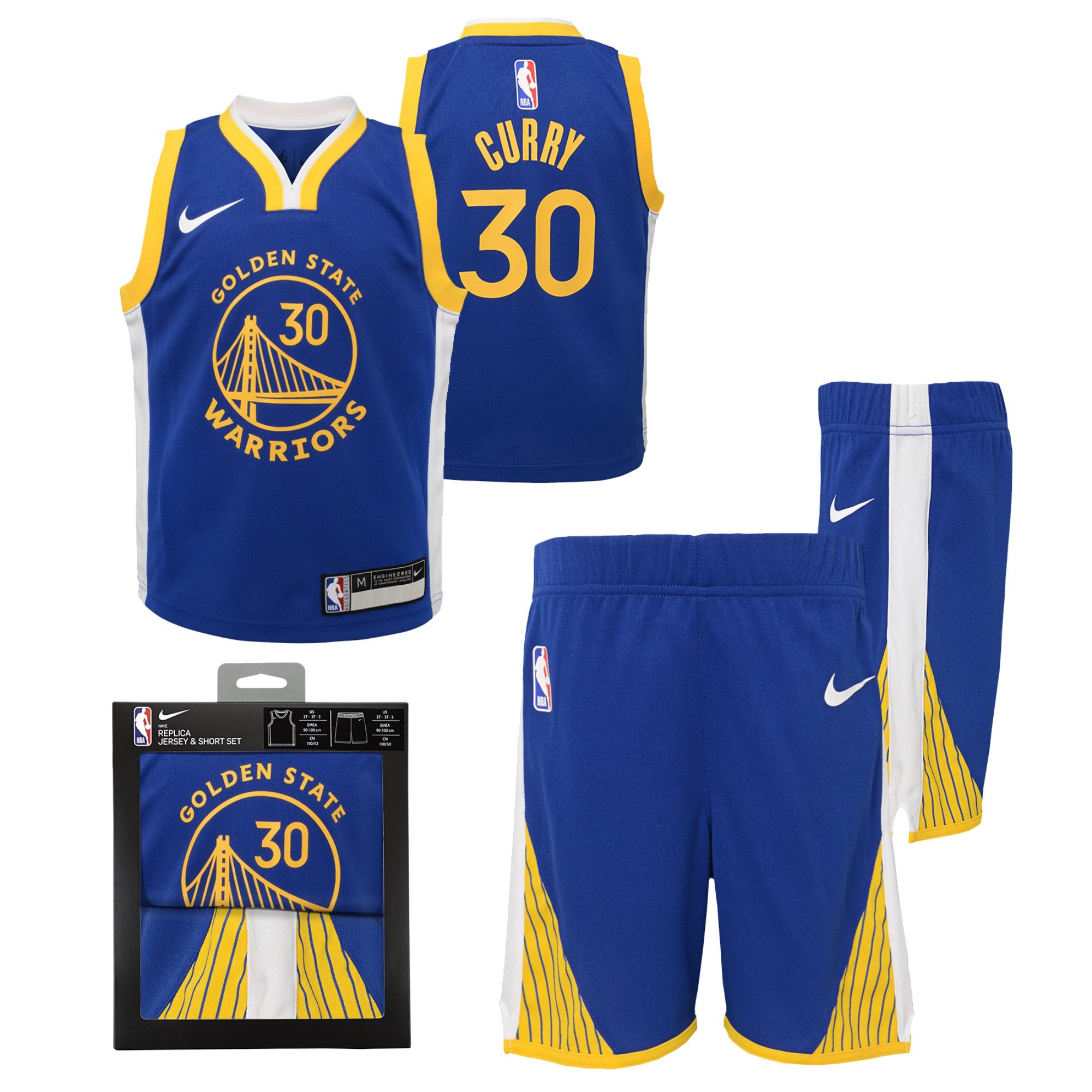 Stephen Curry Golden State Warriors Replica Icon Jersey - Toddler