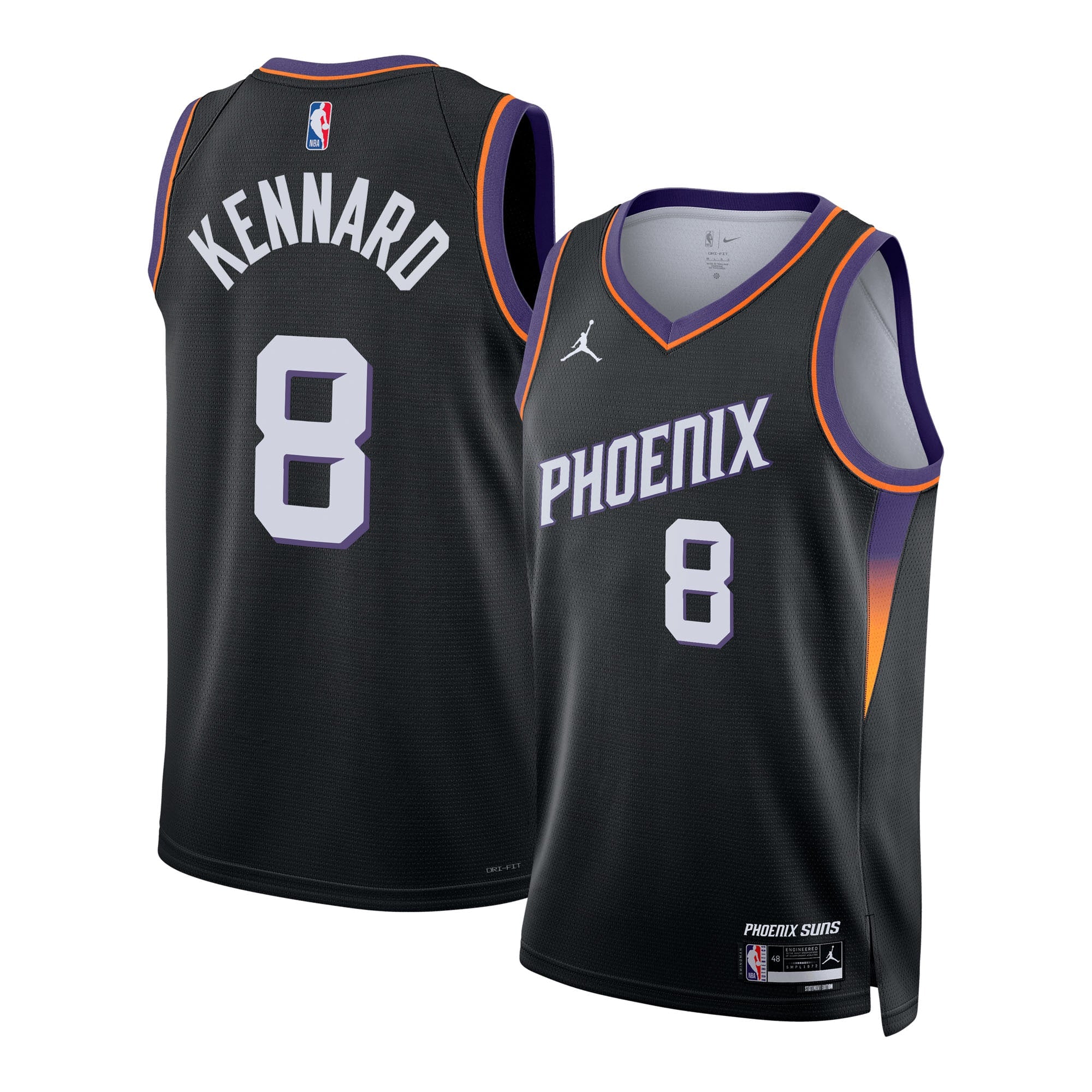 Luke Kennard Phoenix Suns Statement Edition Jersey - Black - Unisex