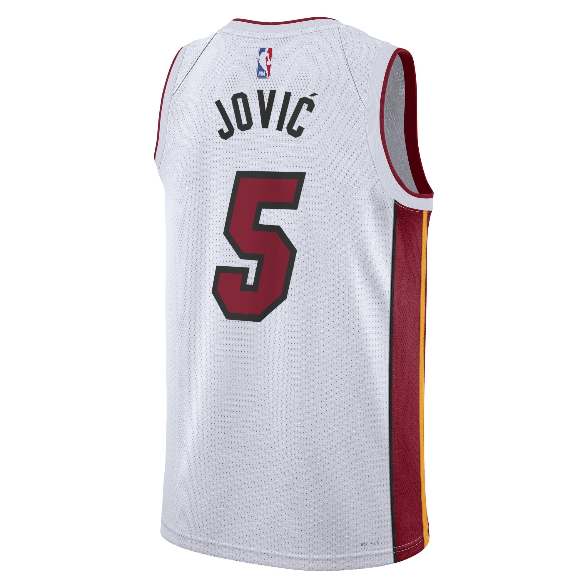 Nikola Jović Miami Heat Association Edition Swingman Jersey - White - Unisex