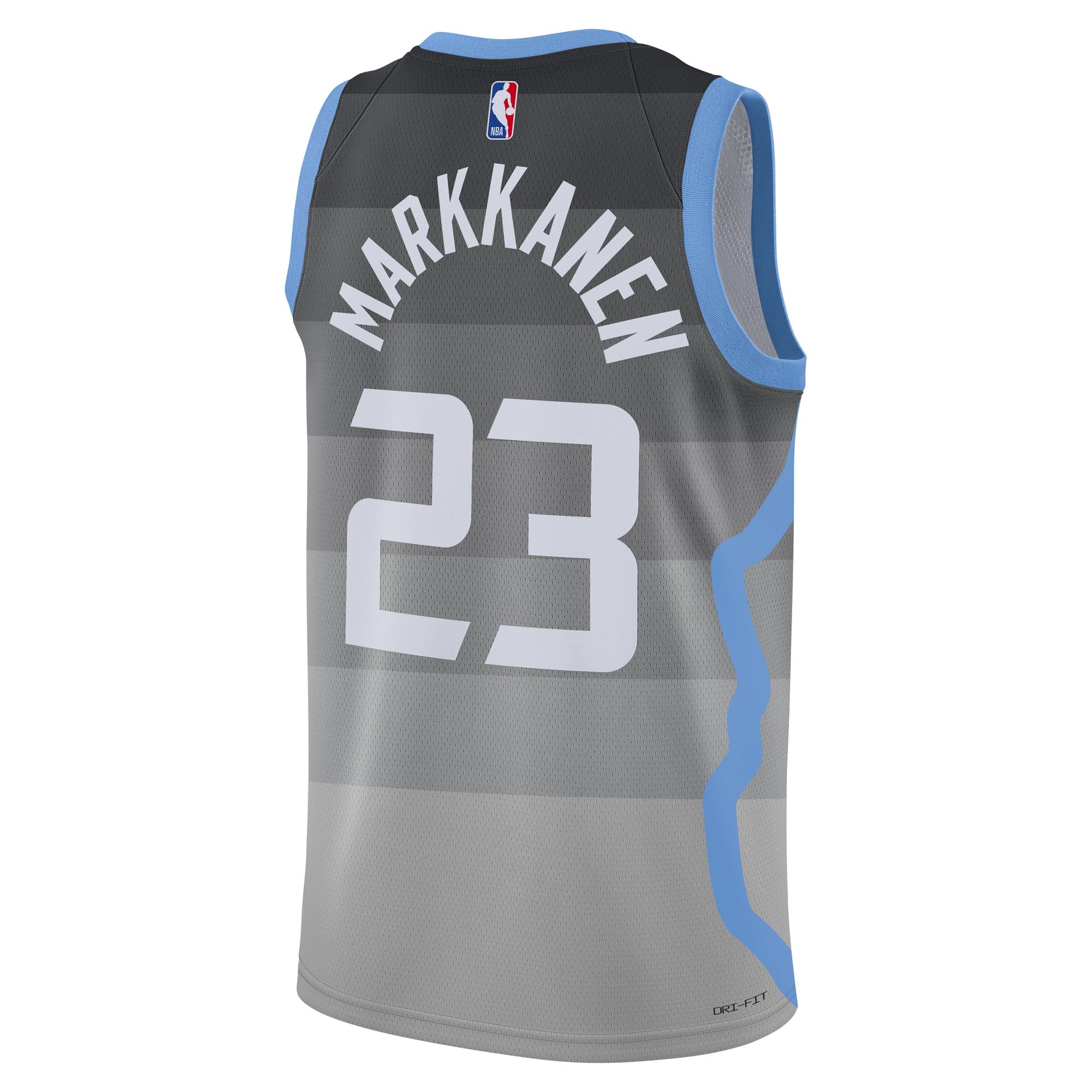 Lauri Markkanen Utah Jazz 2025/26 City Edition Swingman Jersey - Gray - Unisex