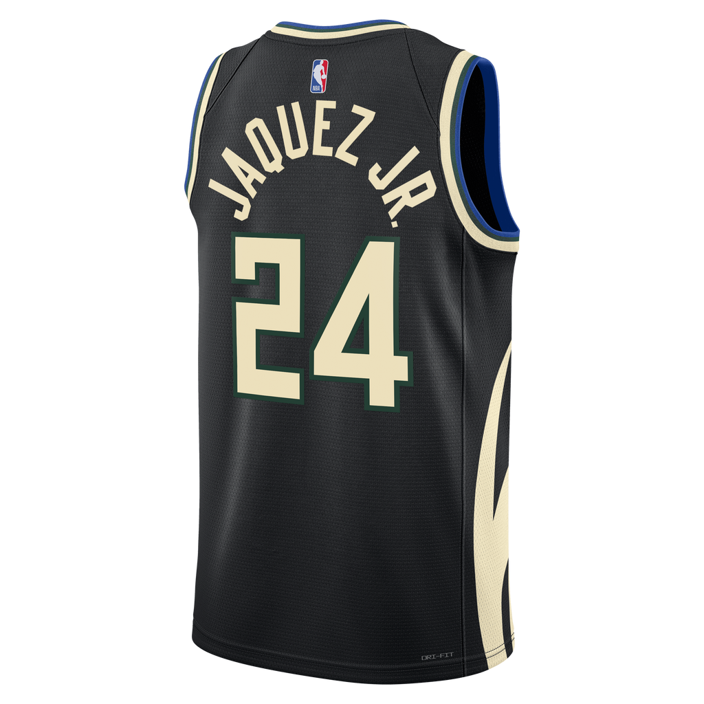 Jaime Jaquez Jr. Milwaukee Bucks Statement Edition Swingman Jersey - Hunter Green - Unisex