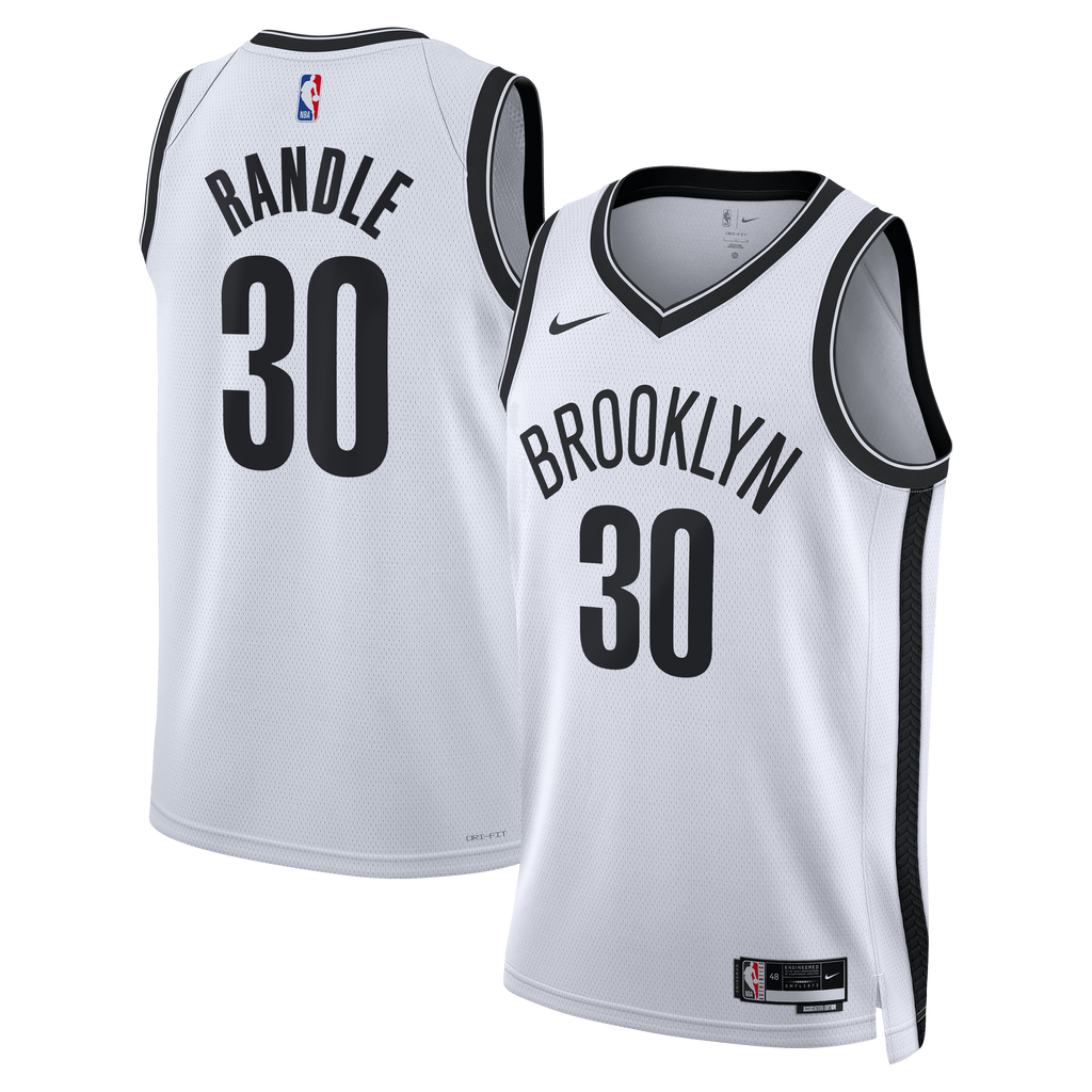 Julius Randle Brooklyn Nets Association Edition Swingman Jersey - White - Unisex