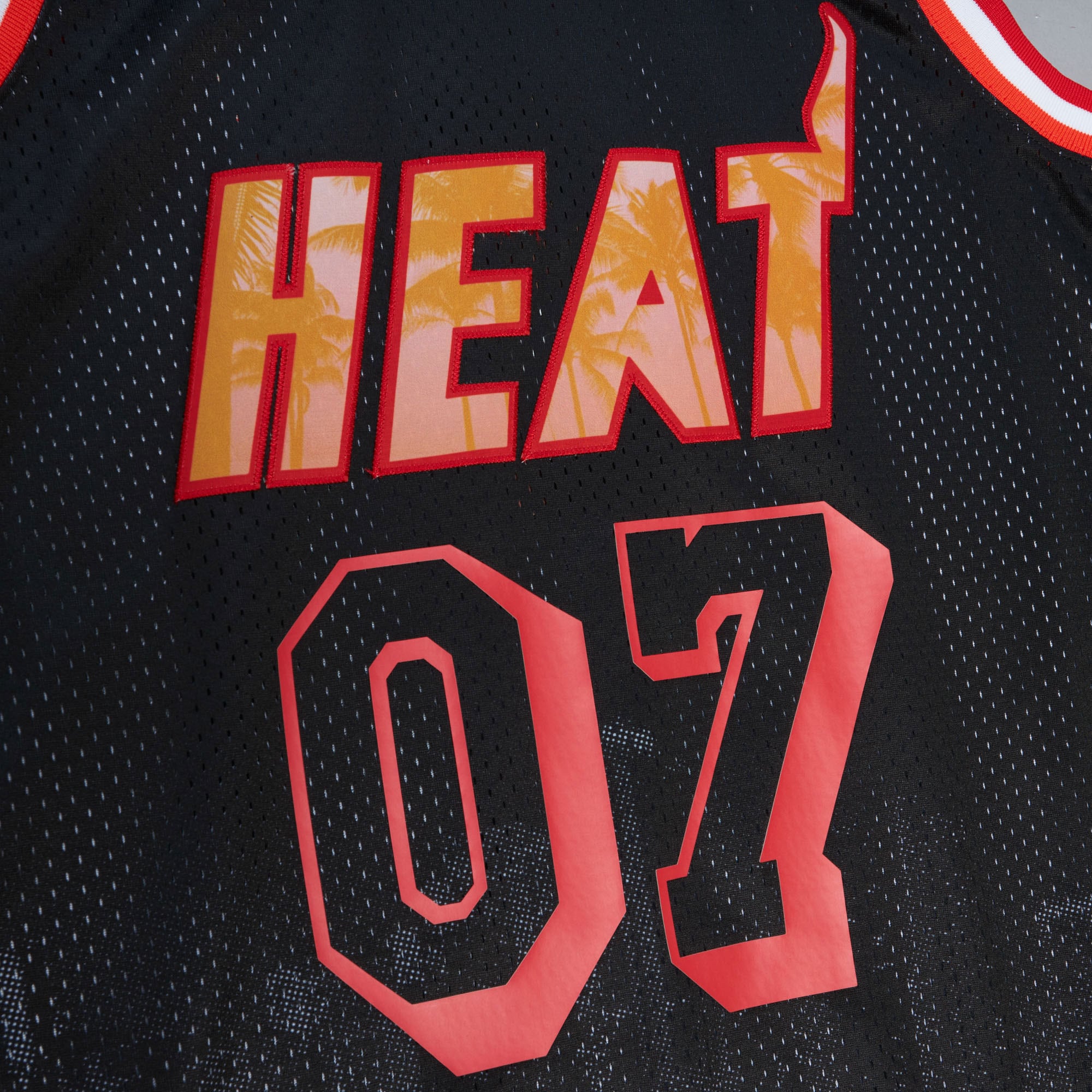 M&N x Nicky Jam Miami Heat Swingman Jersey