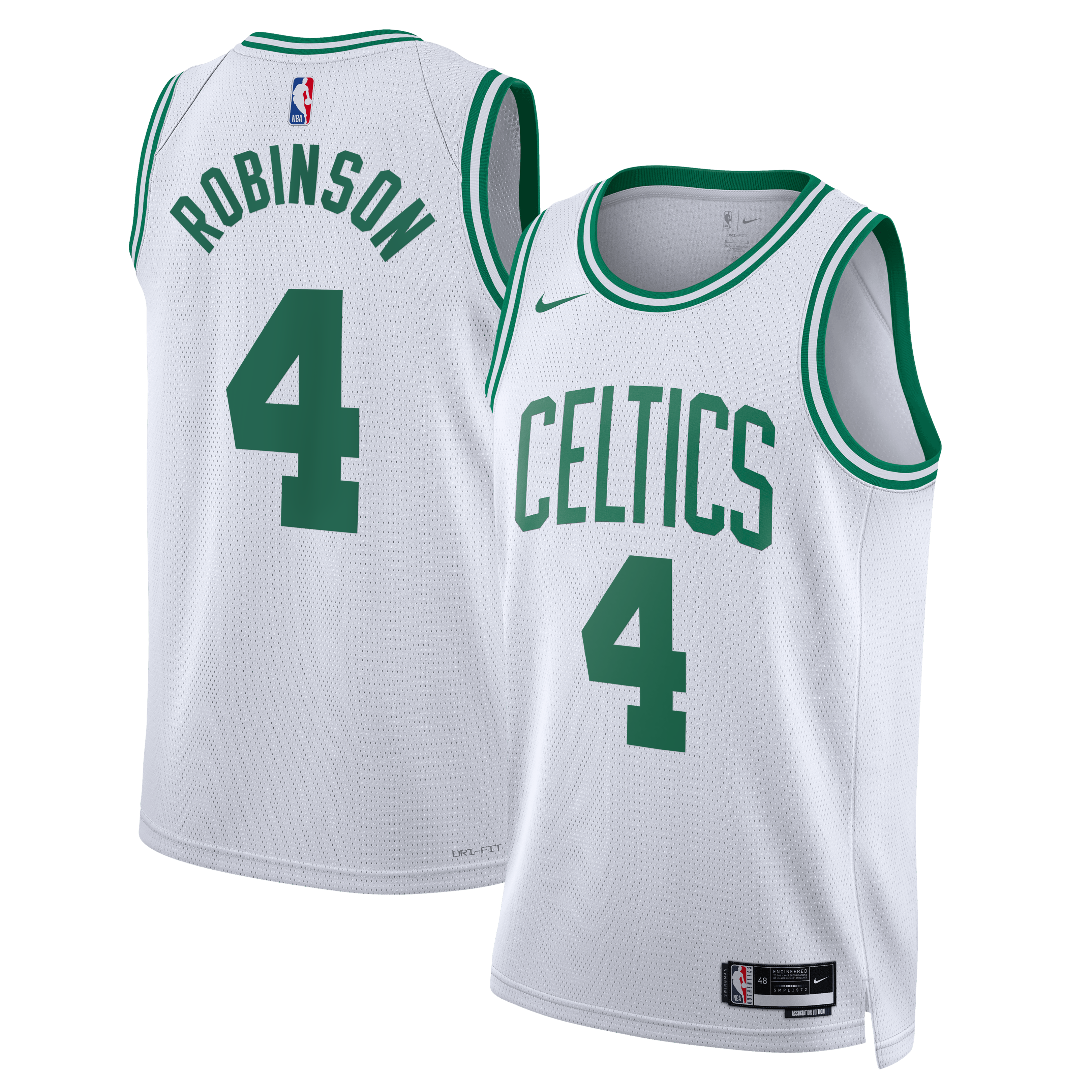 Mitchell Robinson Boston Celtics Association Edition Swingman Jersey - White - Unisex