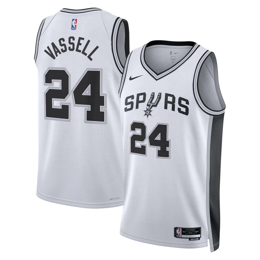 Devin Vassell San Antonio Spurs Association Edition Swingman Jersey - White - Unisex