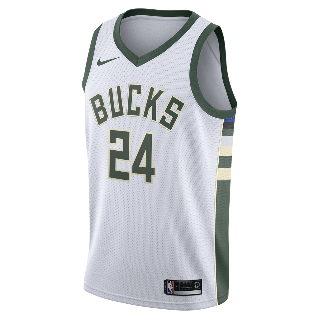 Jaime Jaquez Jr. Milwaukee Bucks Association Edition Swingman Jersey - White - Youth