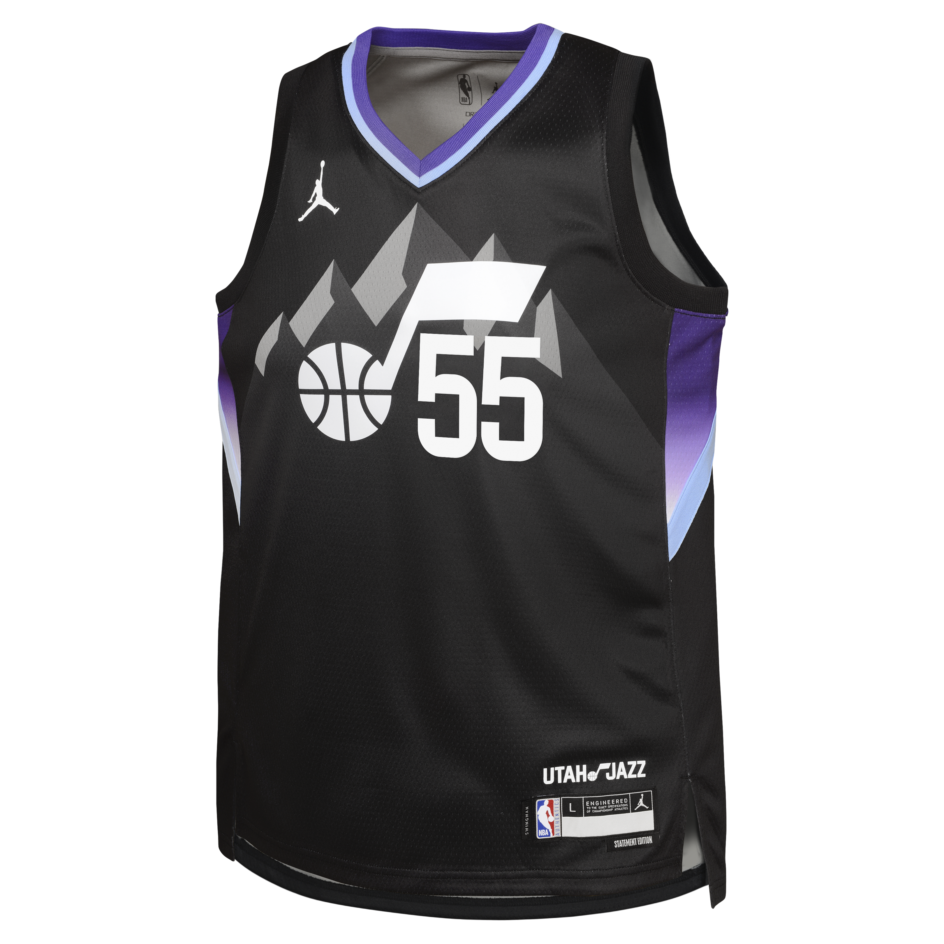 John Konchar Utah Jazz Statement Edition Swingman Jersey - Black - Youth