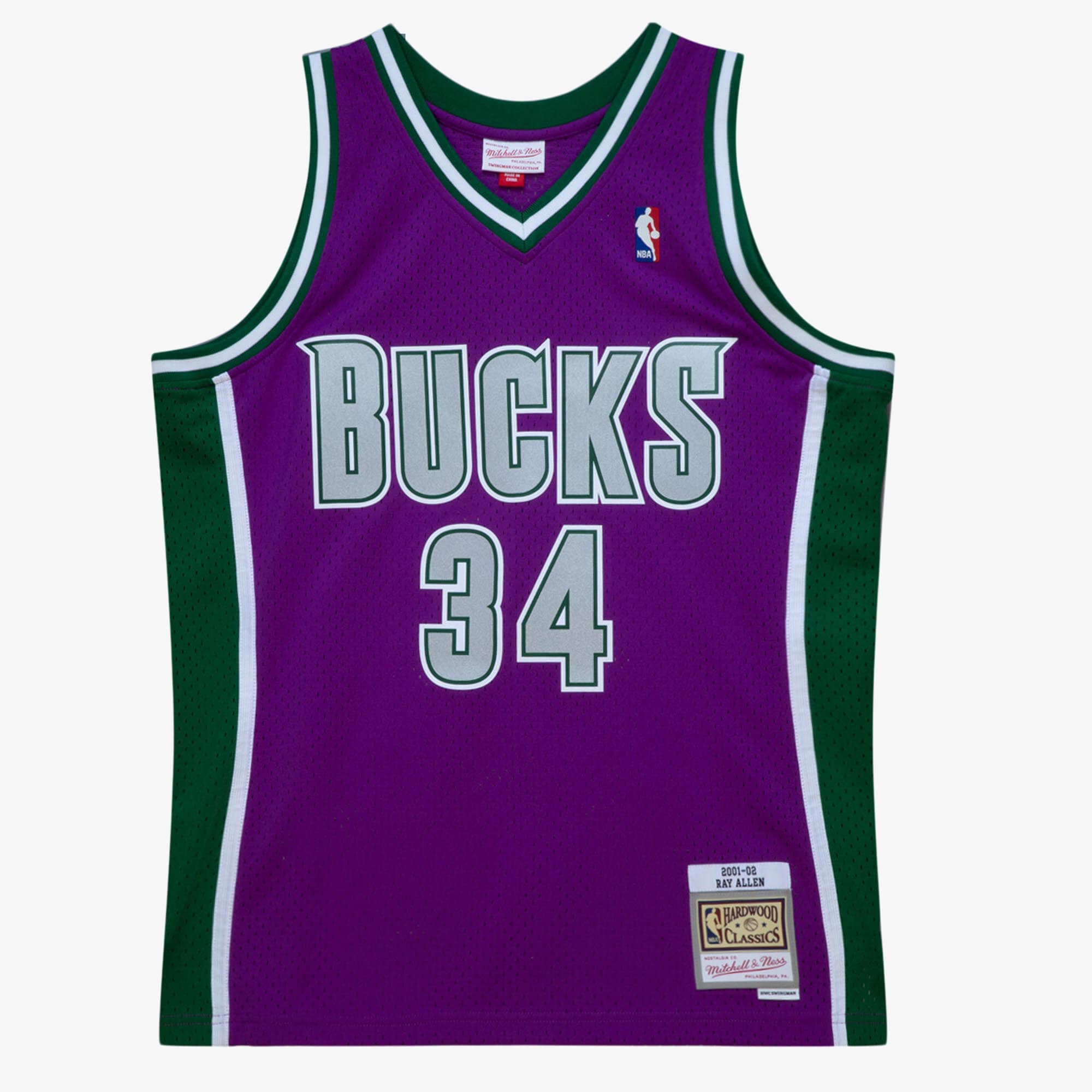 Ray Allen Milwaukee Bucks 2001-02 Swingman Jersey