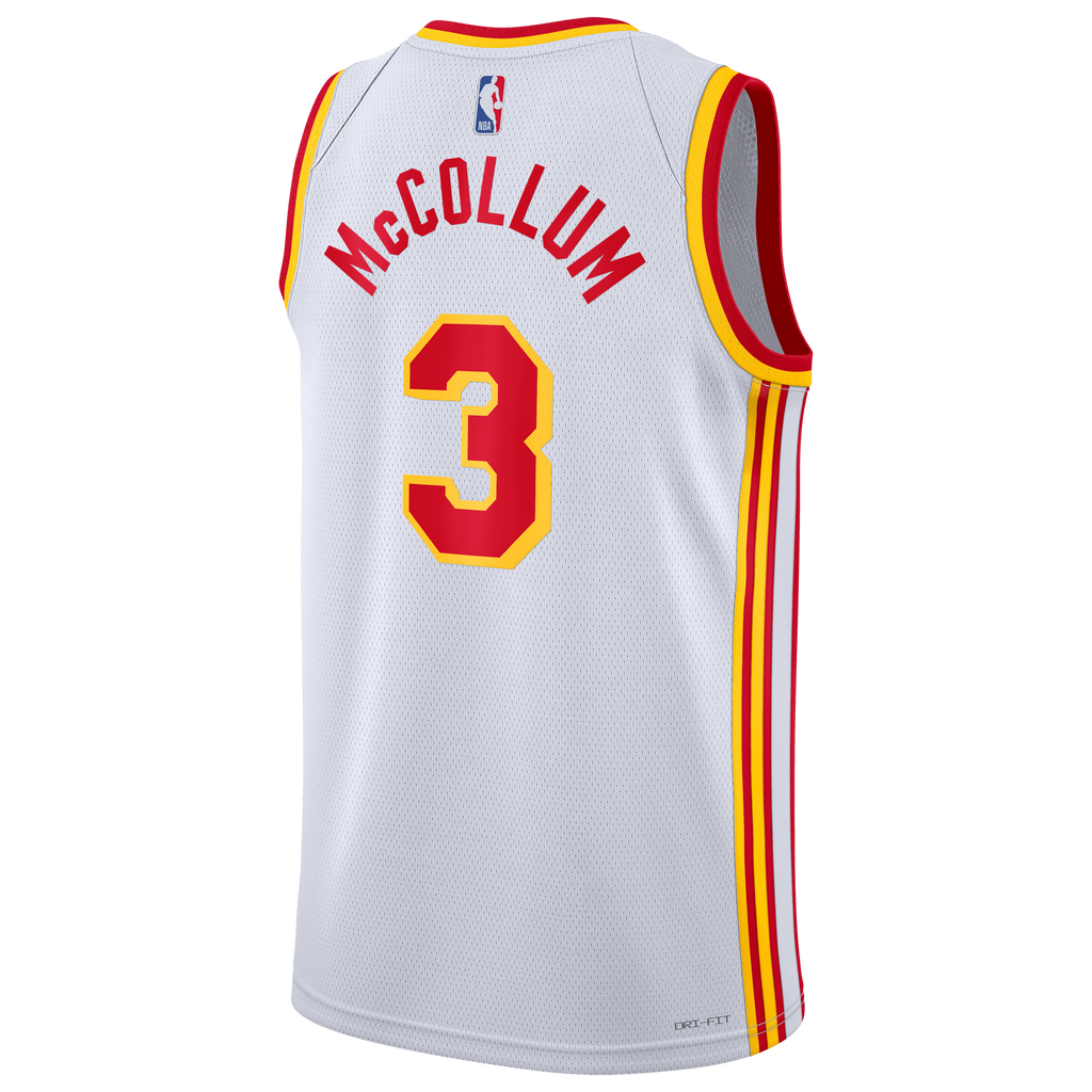 CJ McCollum Atlanta Hawks Association Edition Swingman Jersey - White - Unisex