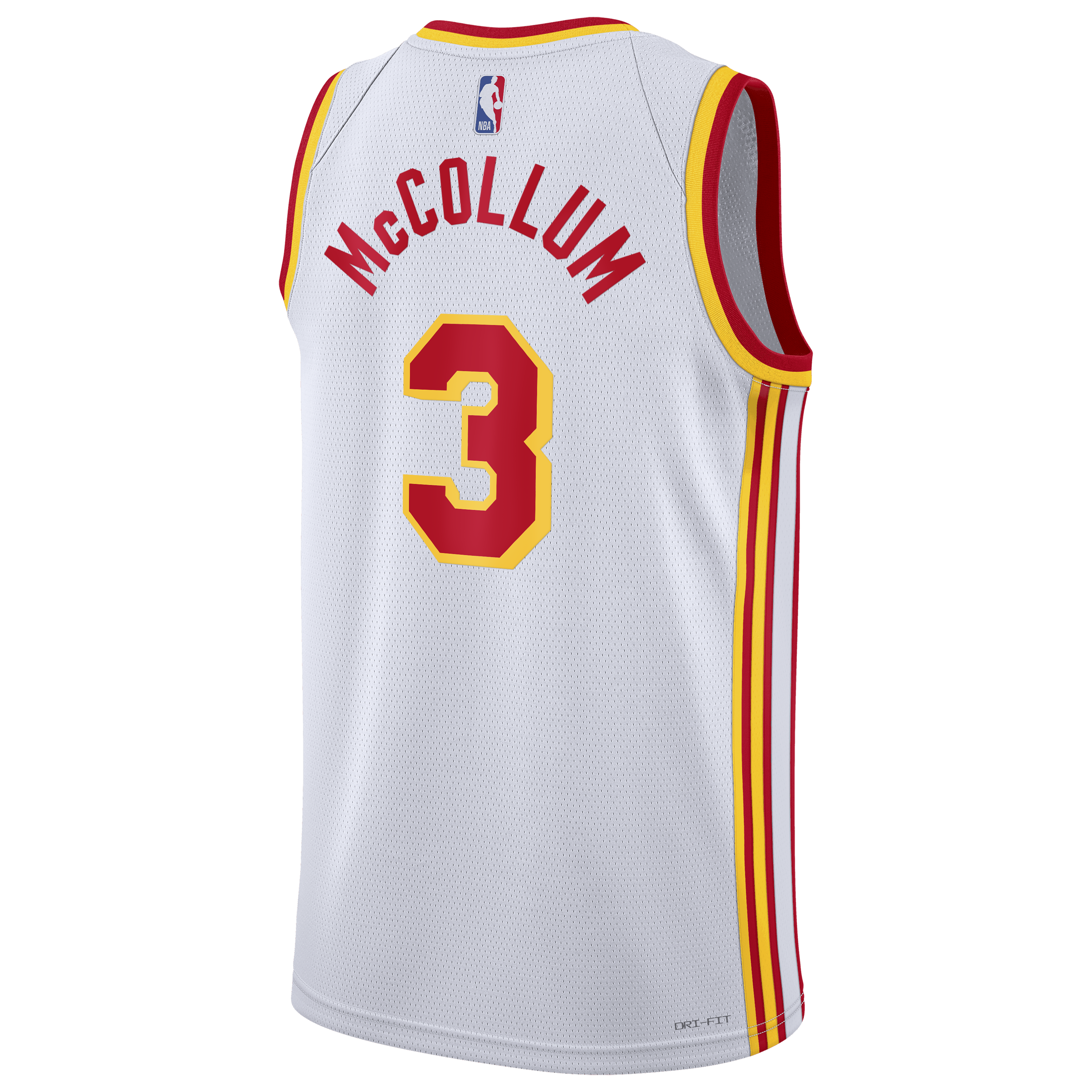 CJ McCollum Atlanta Hawks Association Edition Swingman Jersey - White - Unisex