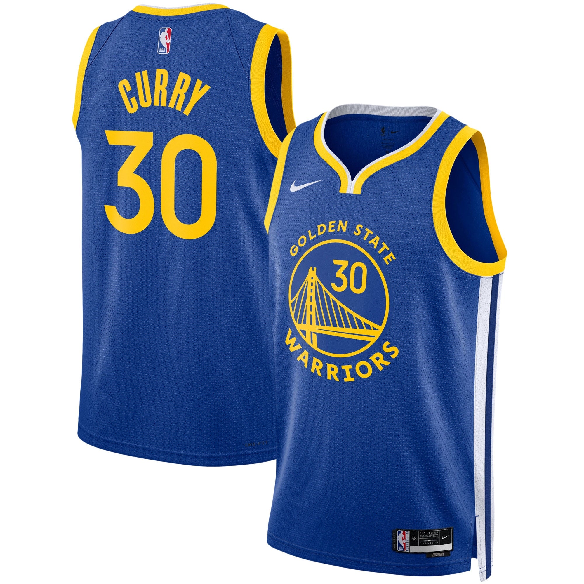 Stephen Curry Golden State Warriors Swingman Icon Jersey - Unisex