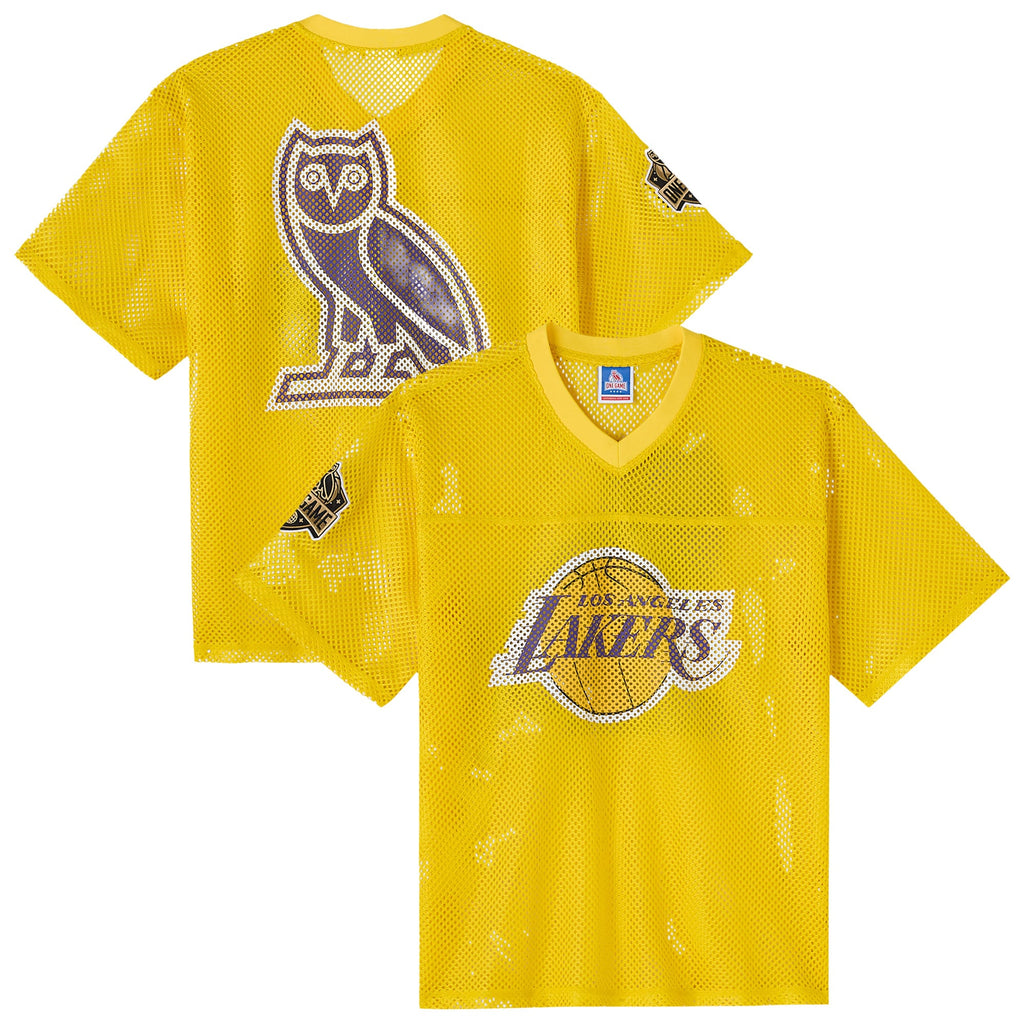 Los Angeles Lakers OVO Mesh Football Jersey - Mens