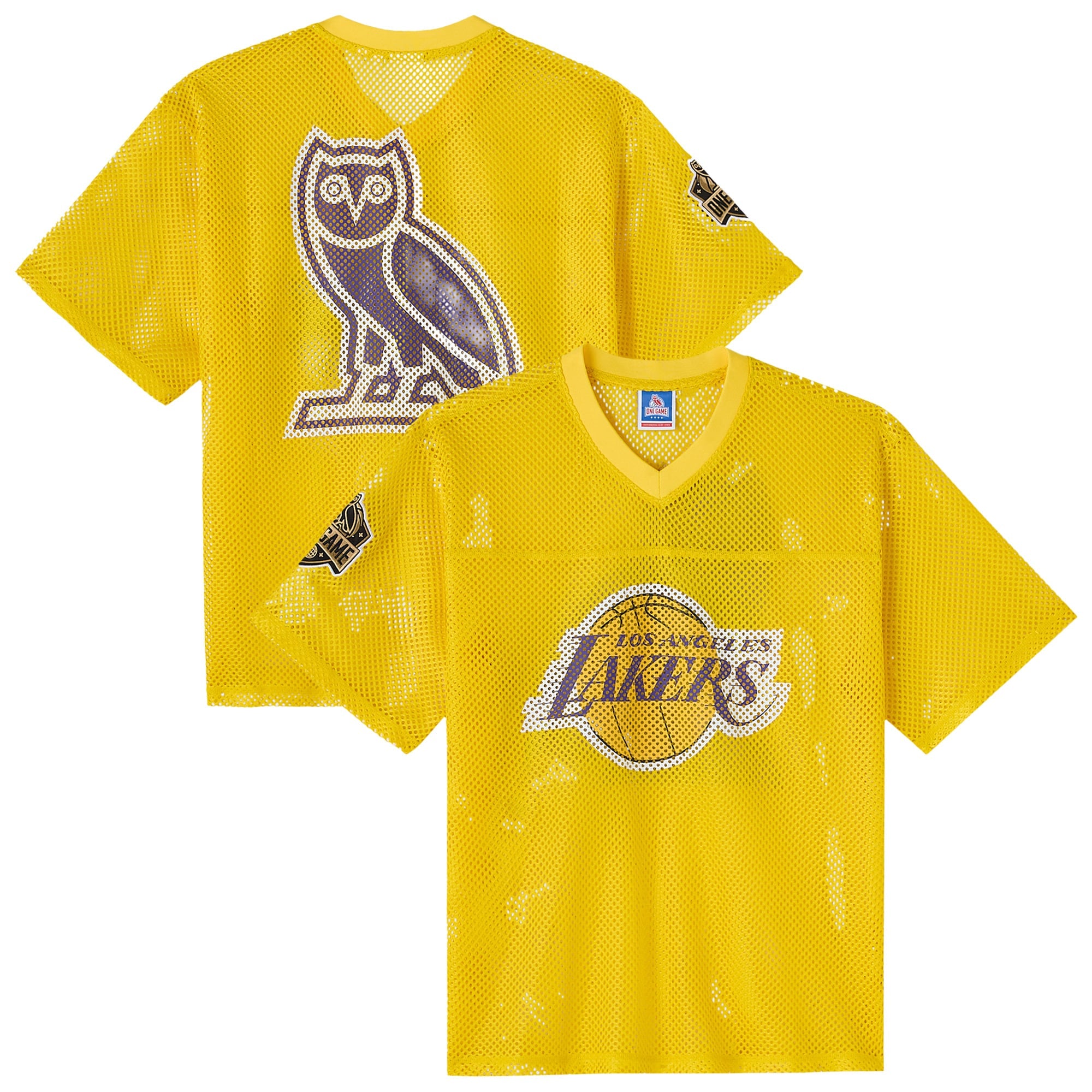 Los Angeles Lakers OVO Mesh Football Jersey - Mens