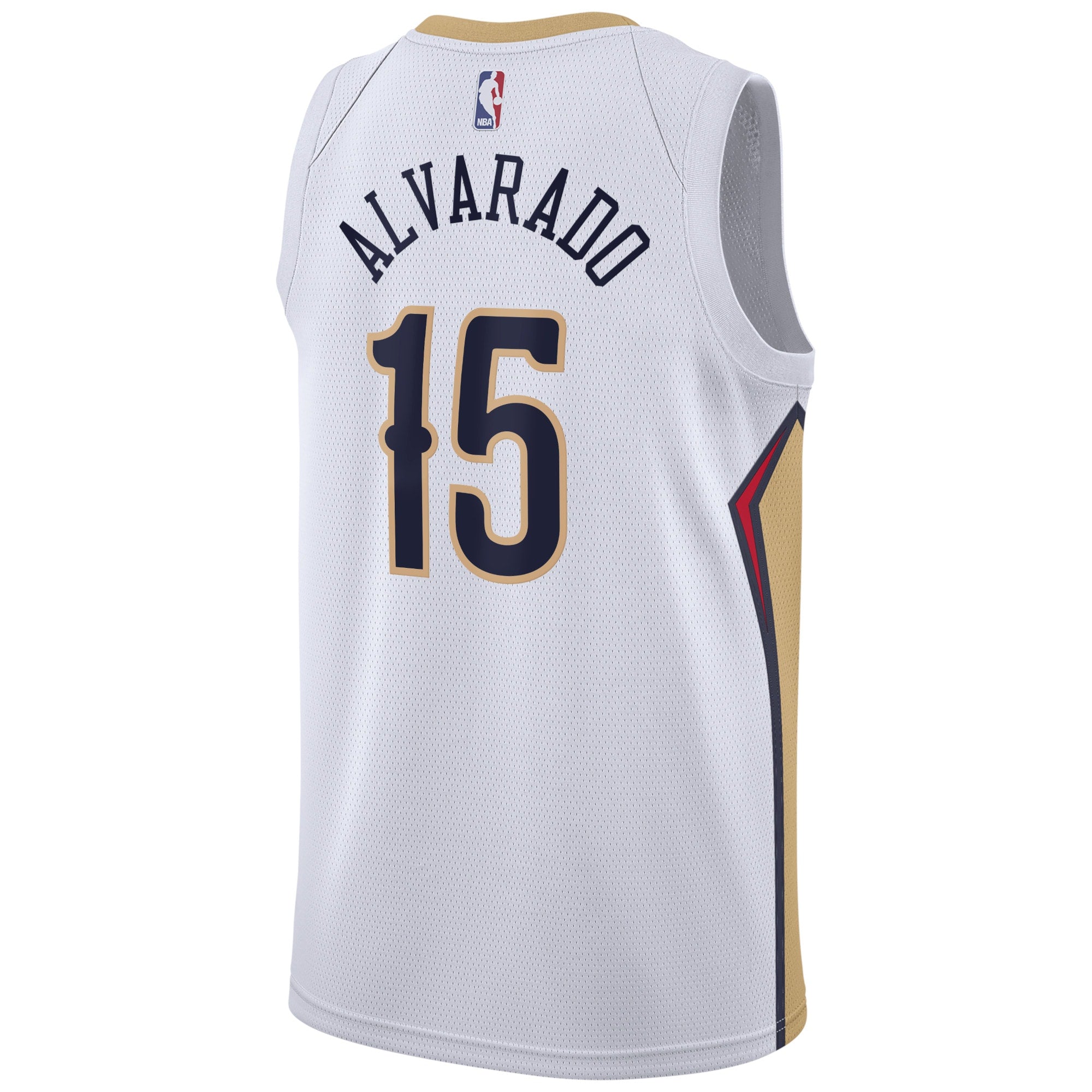 Jose Alvarado New Orleans Pelicans Association Edition Swingman Jersey - White - Unisex