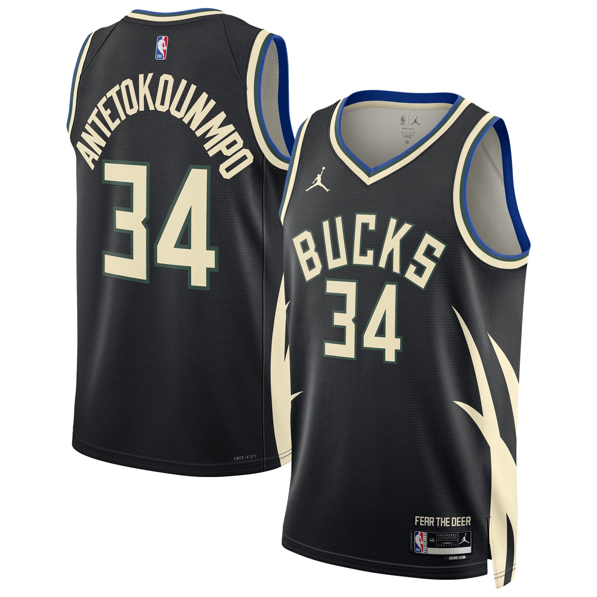 Giannis Antetokounmpo Milwaukee Bucks Dri-FIT Swingman Jersey - Mens