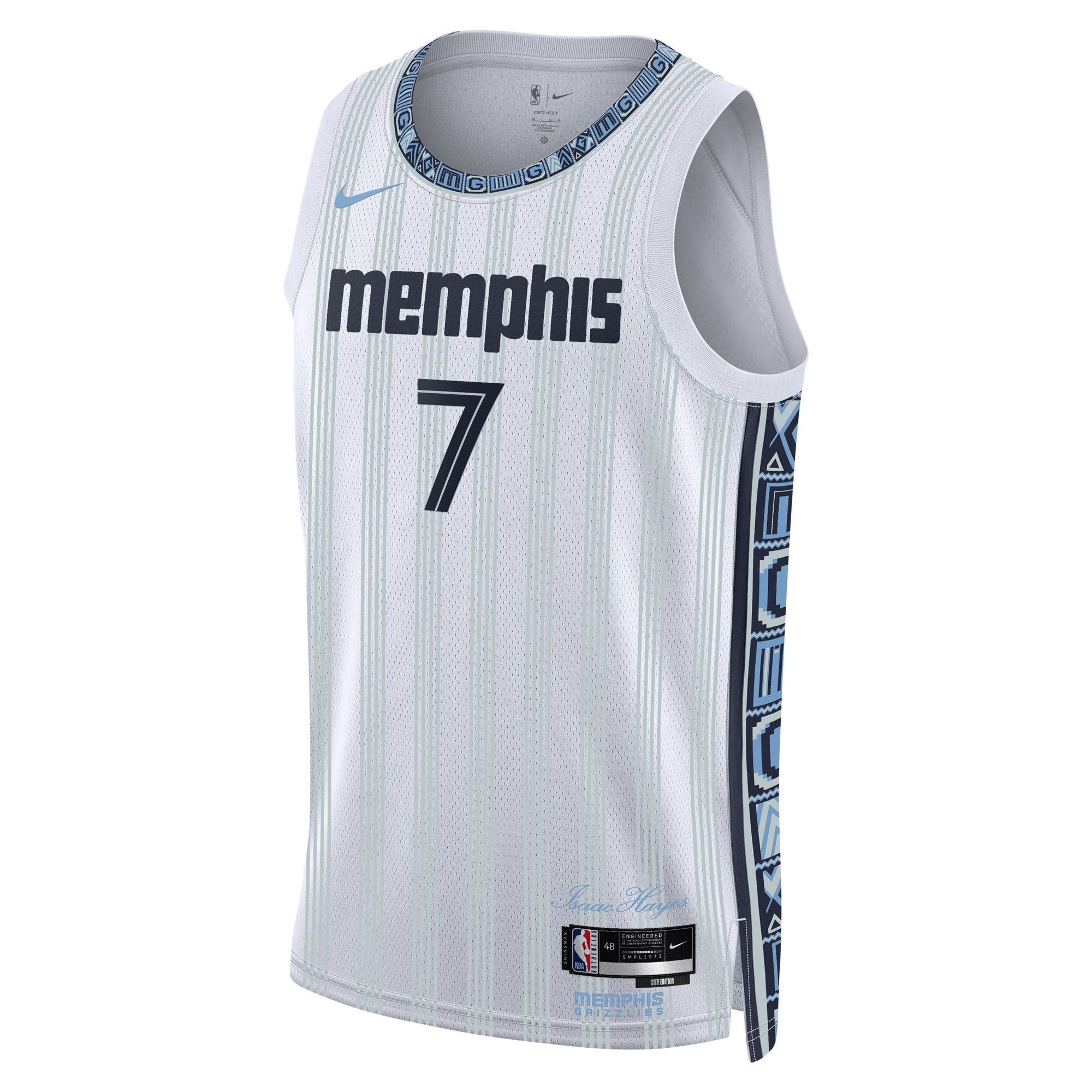 Santi Aldama Memphis Grizzlies 2025/26 City Edition Swingman Jersey - Gray - Unisex