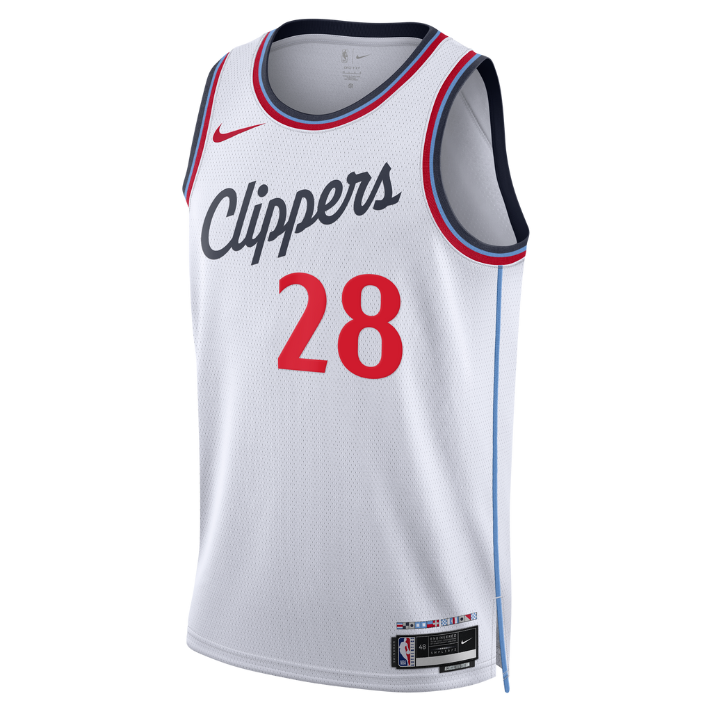 Rui Hachimura Los Angeles Clippers Association Edition Replica Swingman Jersey - White - Unisex