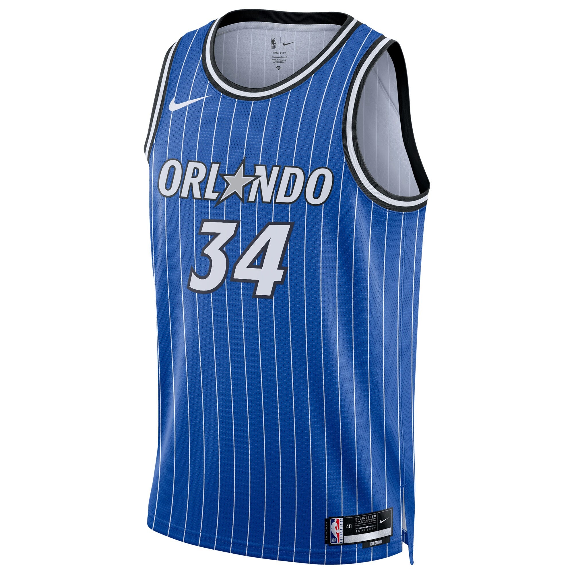 Wendell Carter Jr. Orlando Magic Icon Edition Replica Swingman Jersey - Blue - Unisex