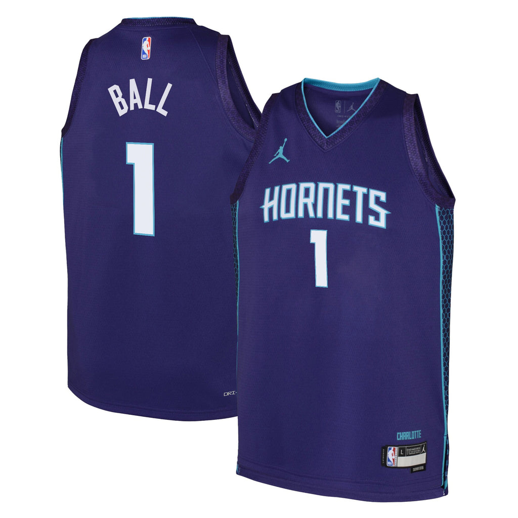 LaMelo Ball Charlotte Hornets Statement Edition Swingman Jersey - Purple - Youth