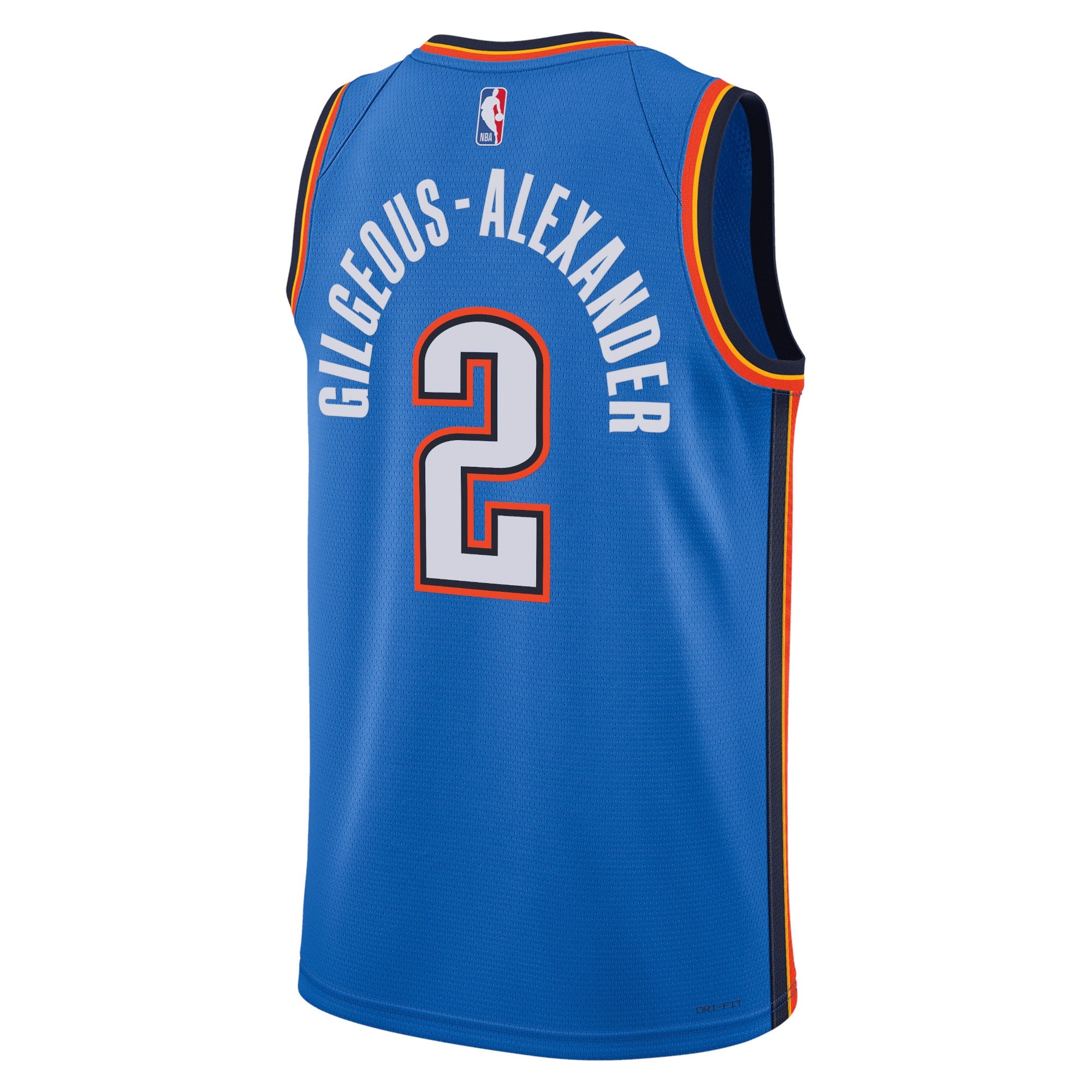 Shai Gilgeous-Alexander Oklahoma City Thunder Icon Edition Swingman Jersey - Blue - Unisex